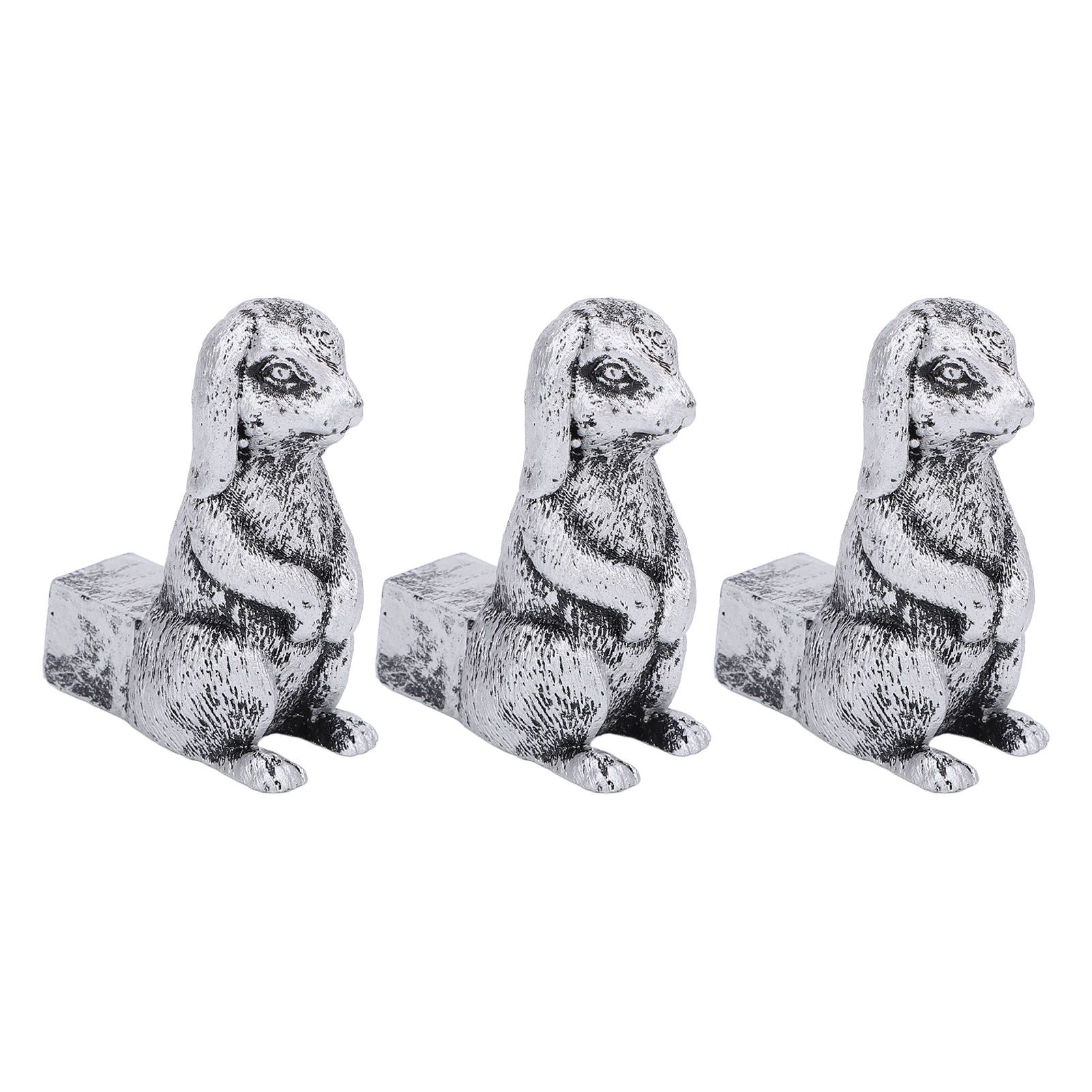 3PCS Flower Pot Decorative Feet Resin Animal Statue Plant Pot Support Feet view 6