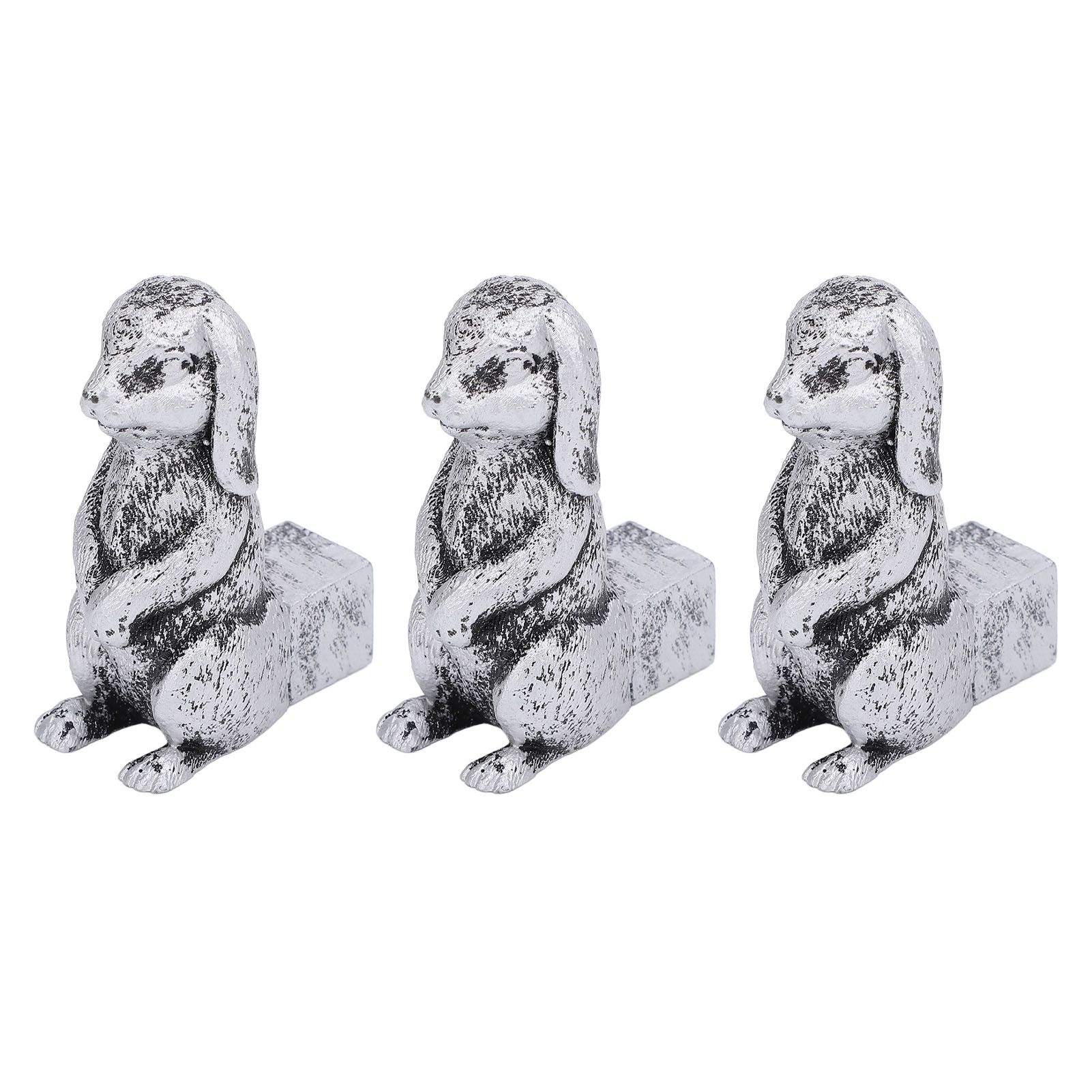 3PCS Flower Pot Decorative Feet Resin Animal Statue Plant Pot Support Feet view 8