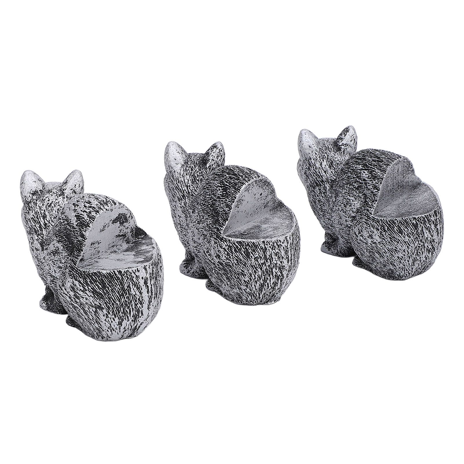 3pcs Resin Flower Pot Feet Animal Figures Plant Pot Feet Animal Statues Plant view 4