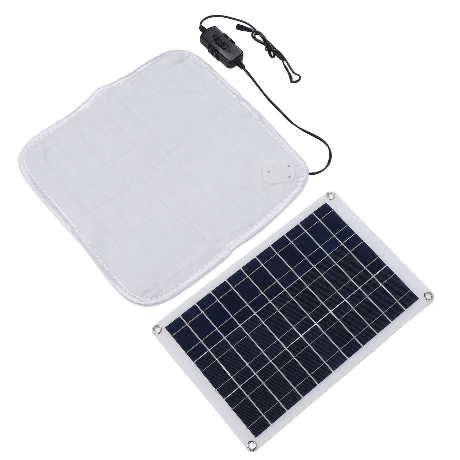Solar Panel with Heated Blanket 50W Adjustable Gears Portable Monocrystalline view 12