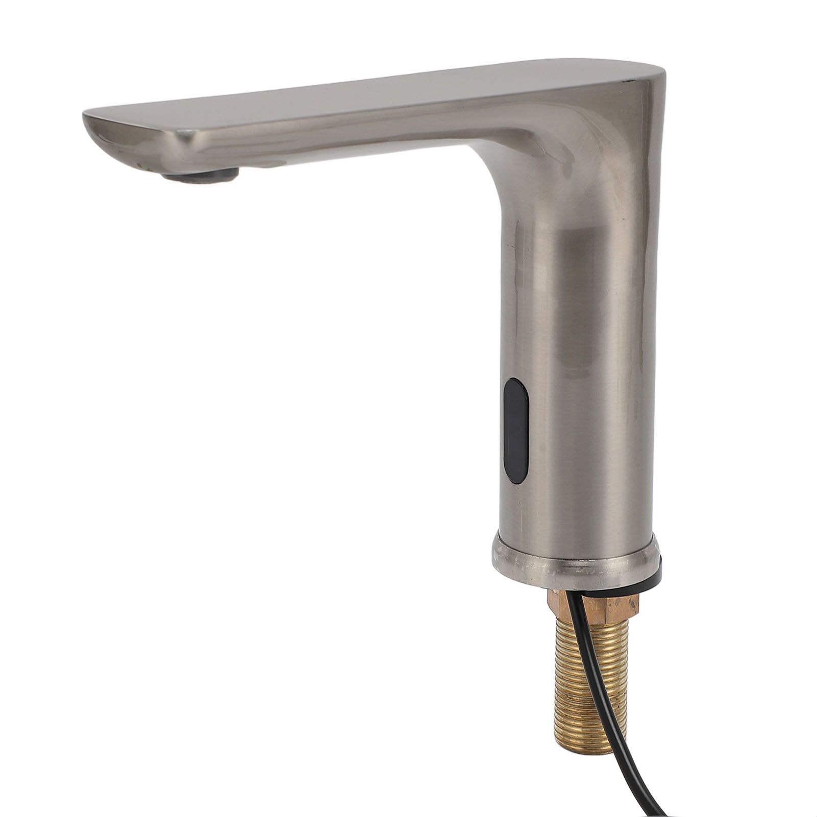 Touchless Electronic Faucet Battery Powered Vertical Bathroom Sink Faucet G1/2