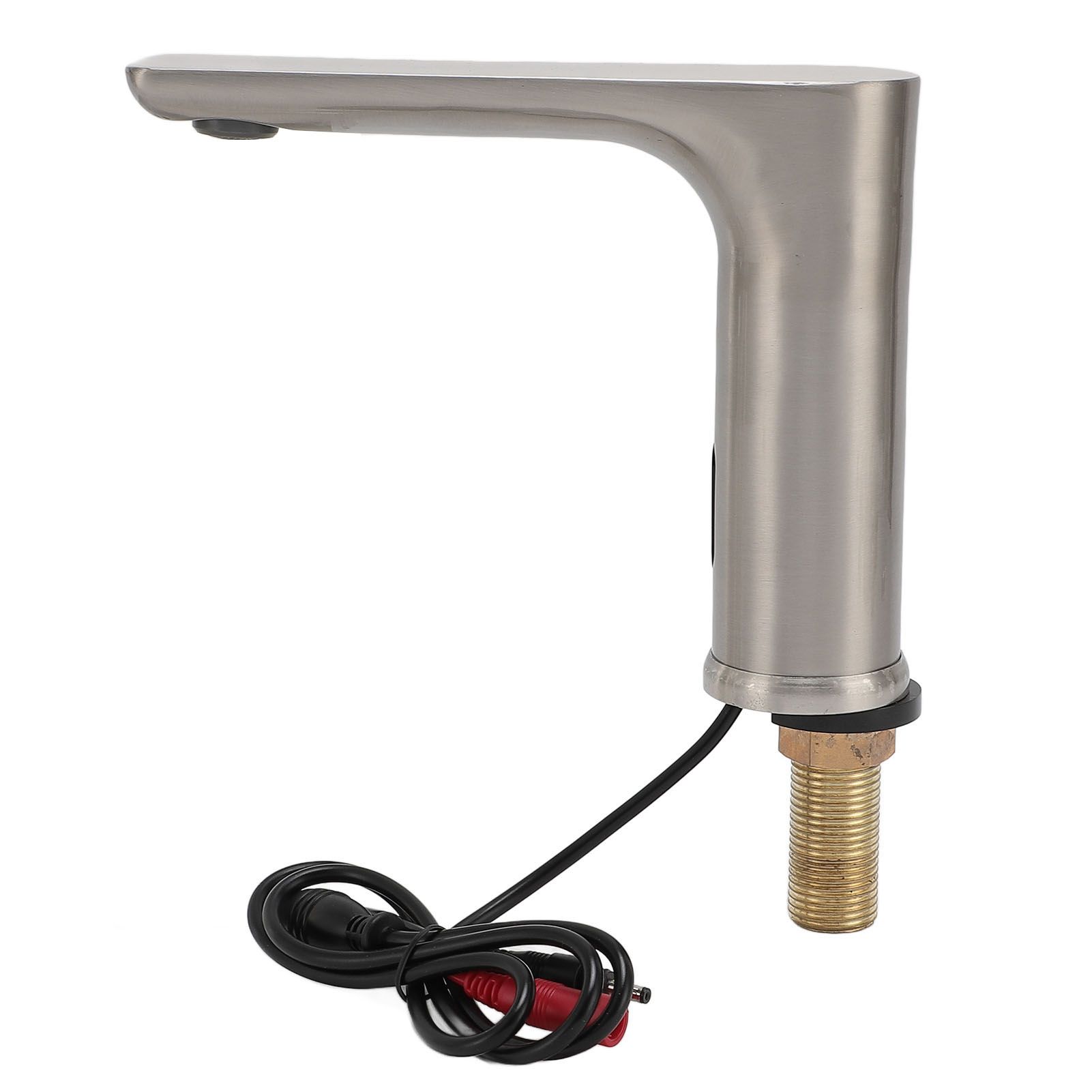 Touchless Electronic Faucet Battery Powered Vertical Bathroom Sink Faucet G1/2 view 4