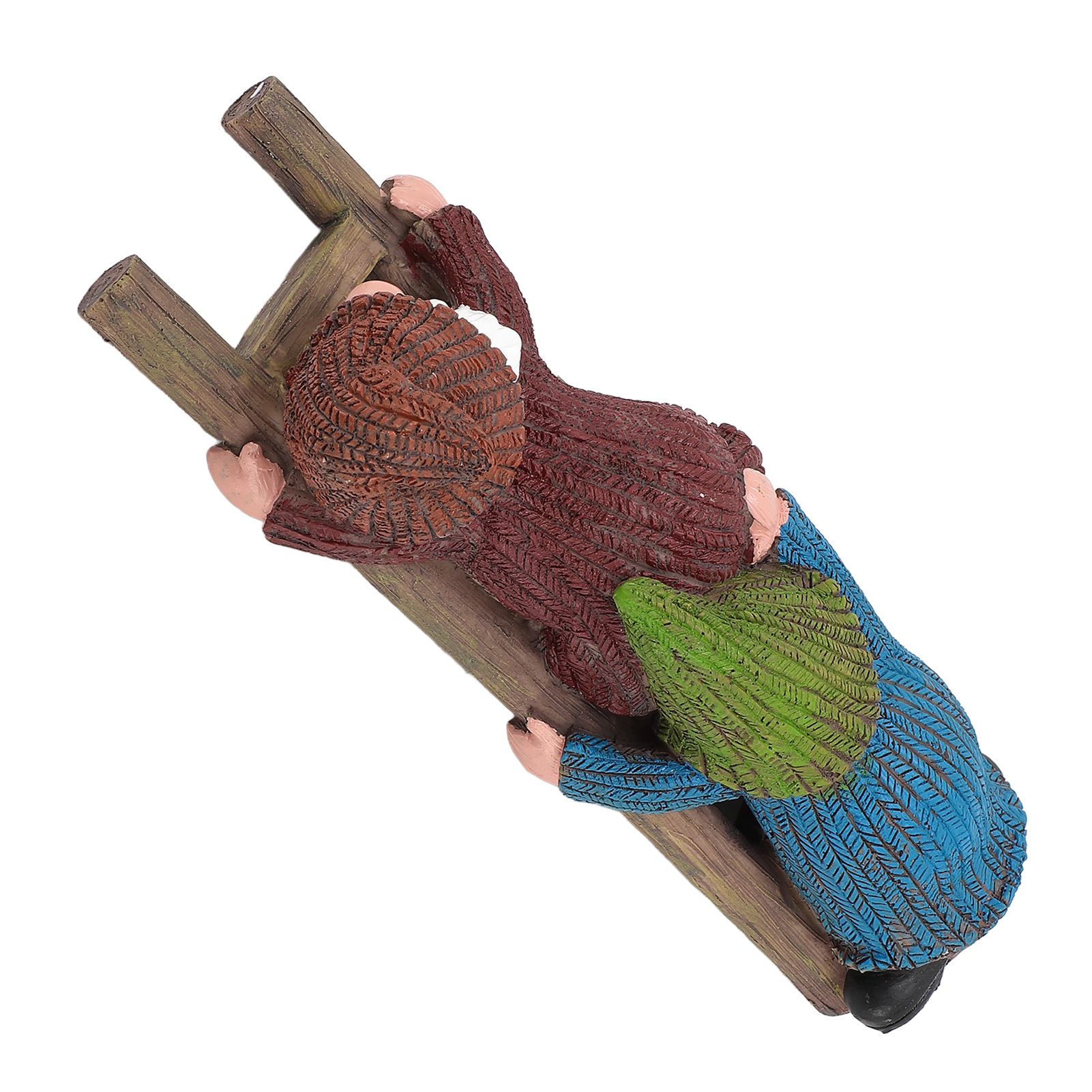 Garden Gnome Statue Resin Ladder Climbing Funny Gnome Garden Statue for Lawn Porch view 5