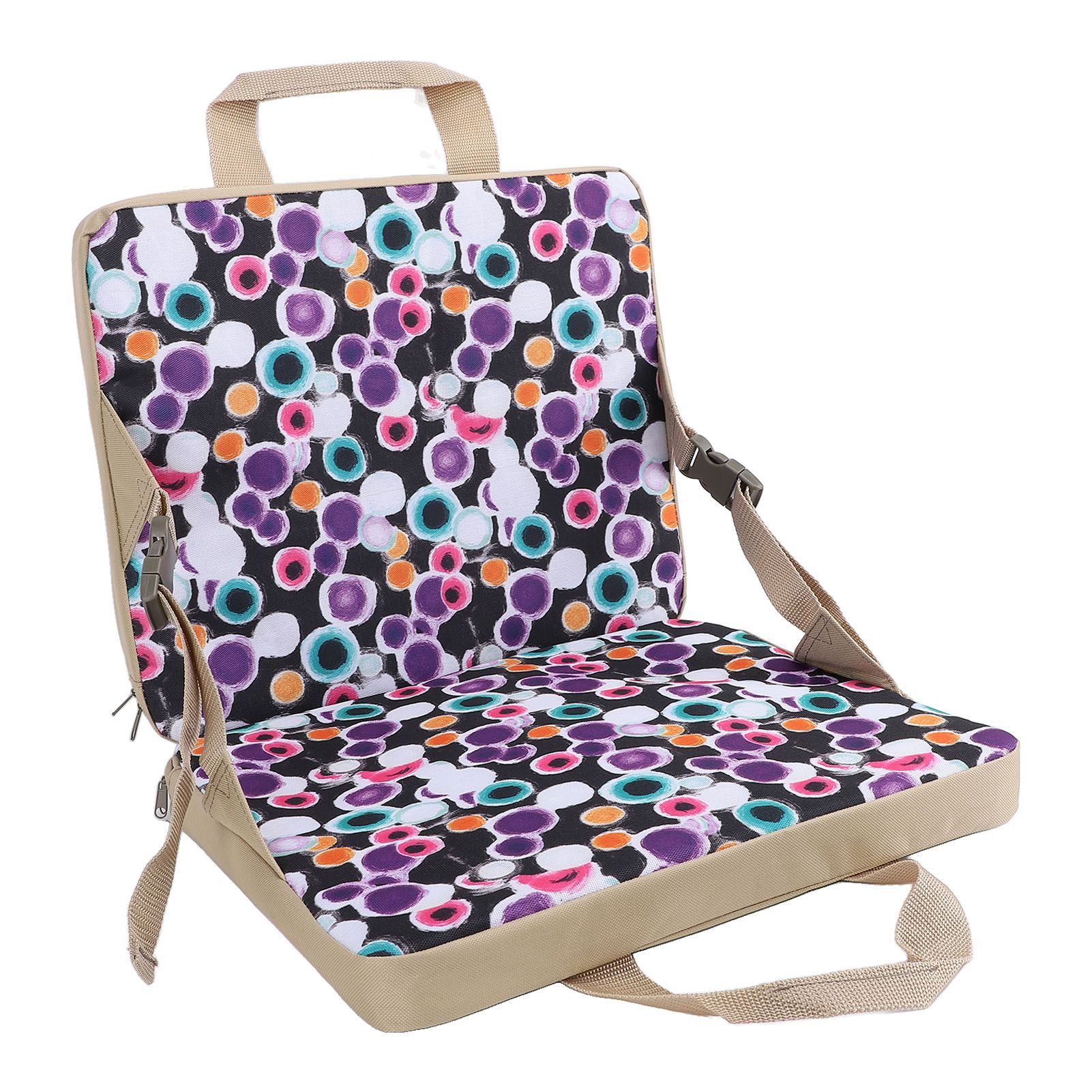 Children Outdoor Folding Chair Cushion Portable Stadium Cushion Thick Floral view 4