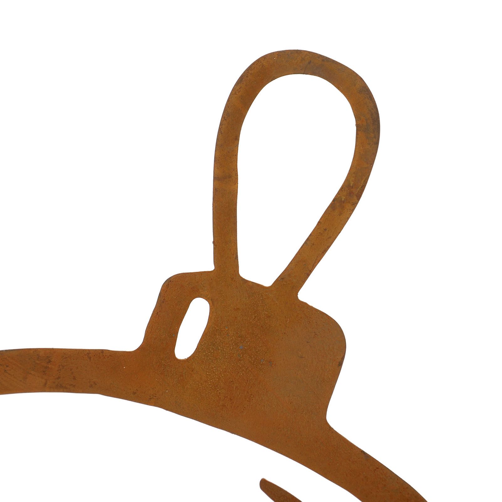 Xmas Garden Stake Rusty Letters Weather Resistant Xmas Metal Yard Sign Decor view 5