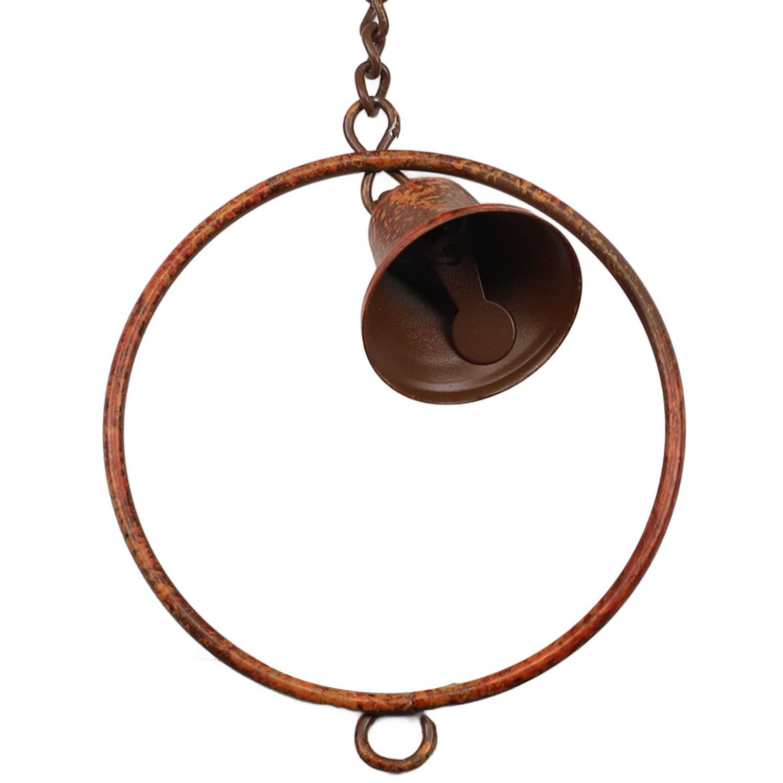 4.27ft Bird Houses Rain Chain with Bell Vintage Decorative Metal Rain Catcher view 7