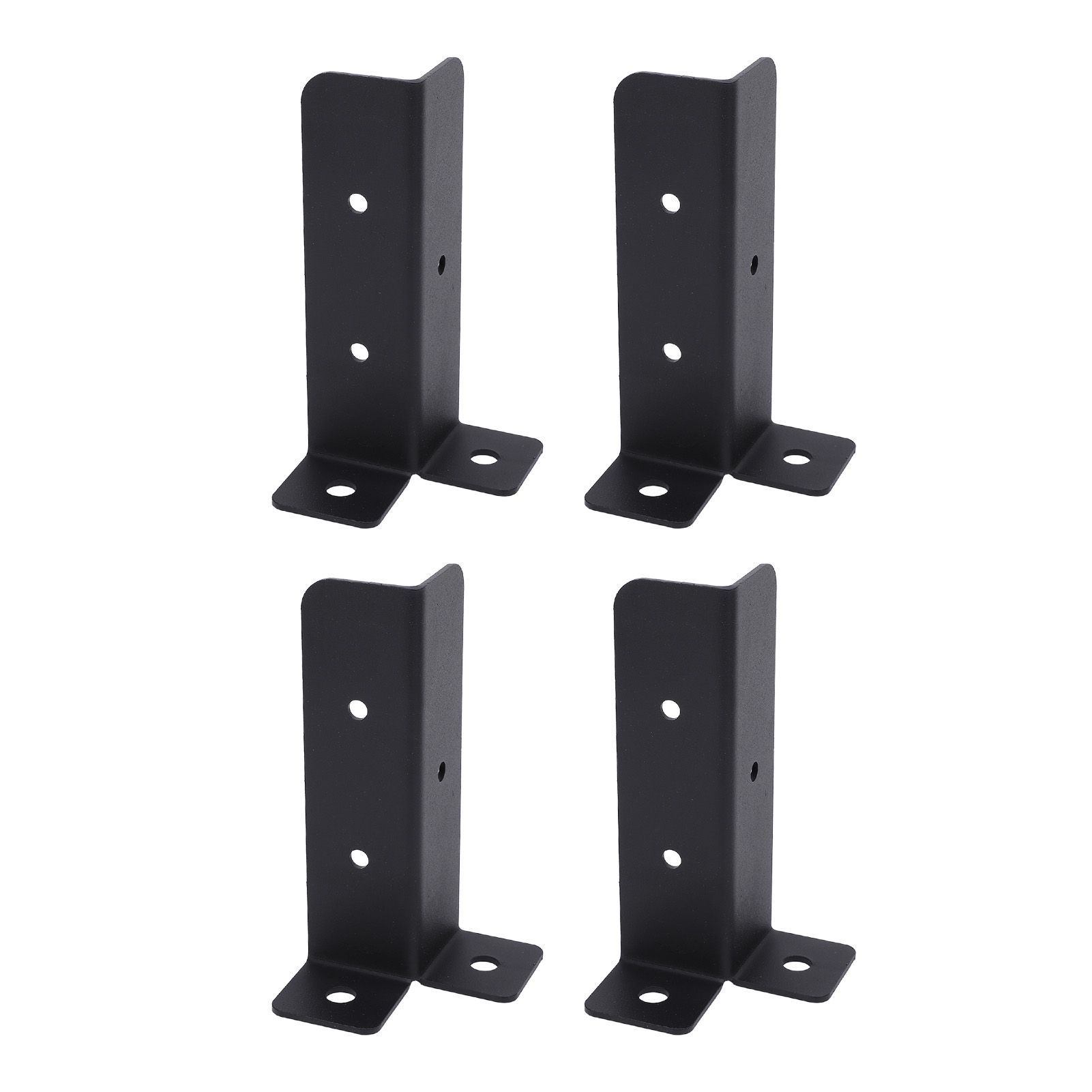 4 Sets Post Anchor Brackets Metal Base Bracket Mounting Kit for Deck Support view 9