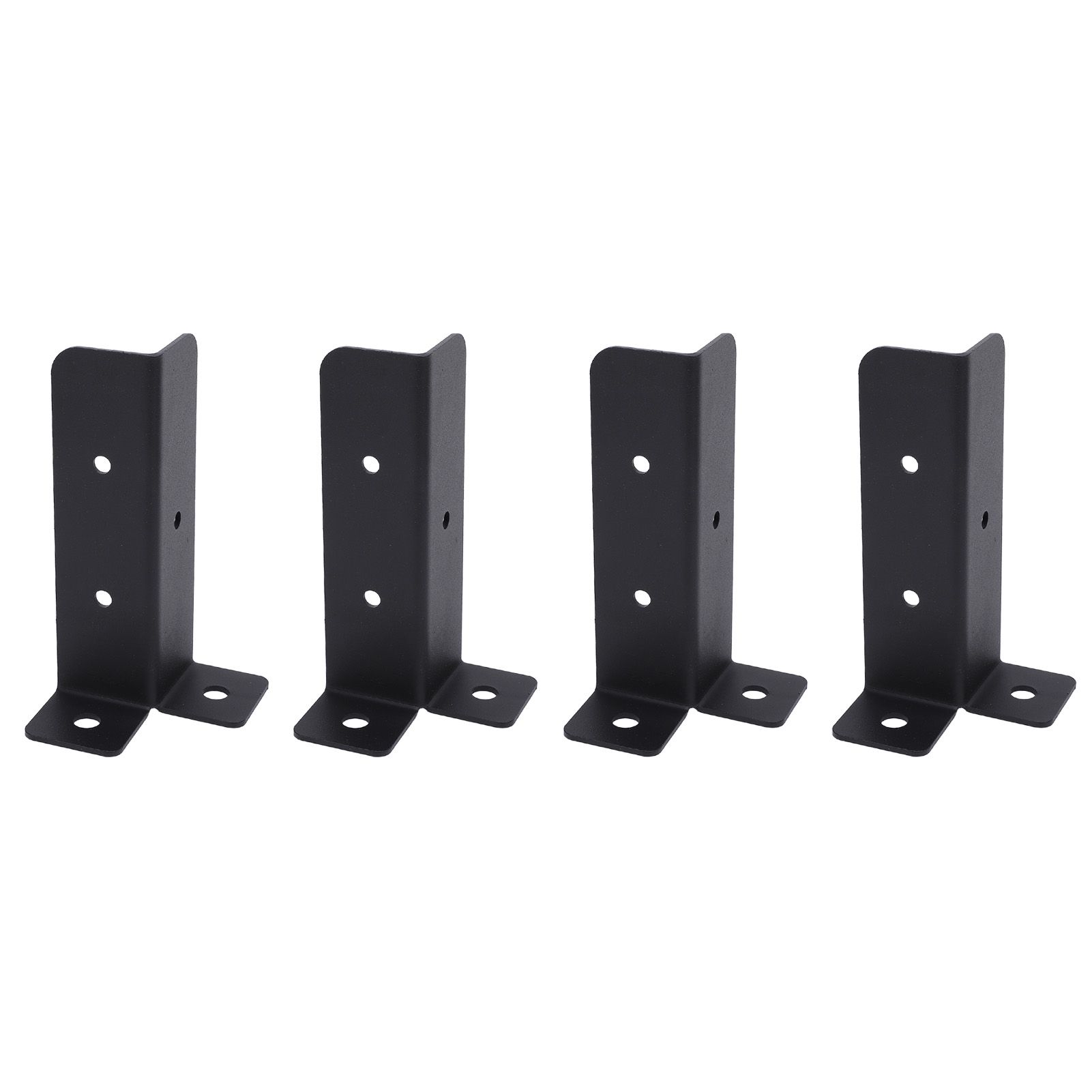 4 Sets Post Anchor Brackets Metal Base Bracket Mounting Kit for Deck Support view 10