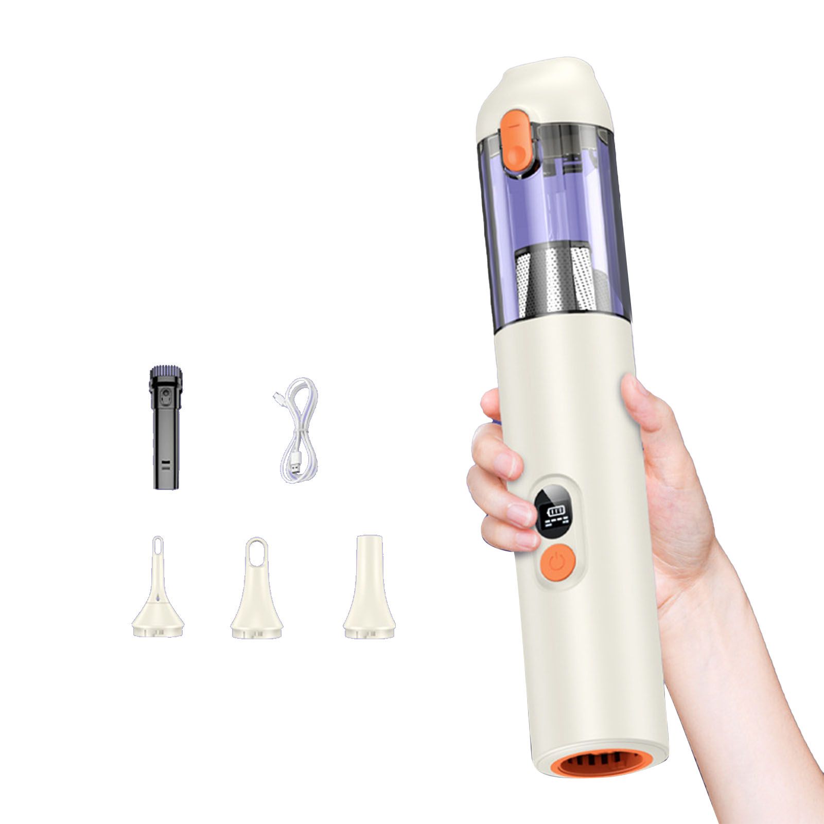 4 in 1 Cordless Handheld Car Vacuum Cleaner Rechargeable 14000PA Strong view 3
