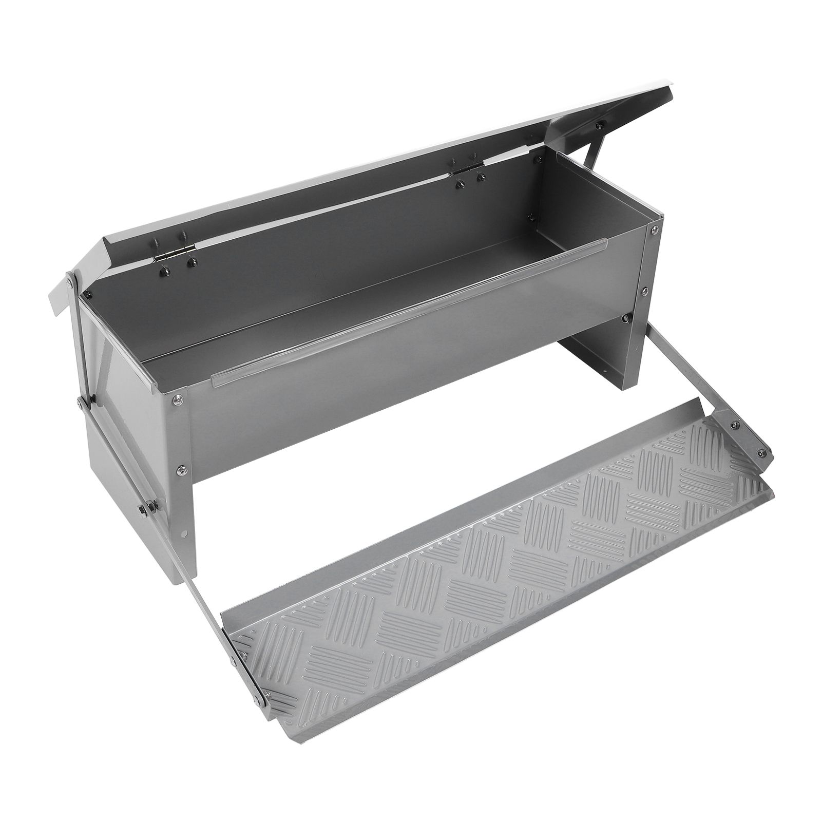 Automatic Chicken Feeder Steel Large Capacity Water Resistant Poultry Feeder view 4