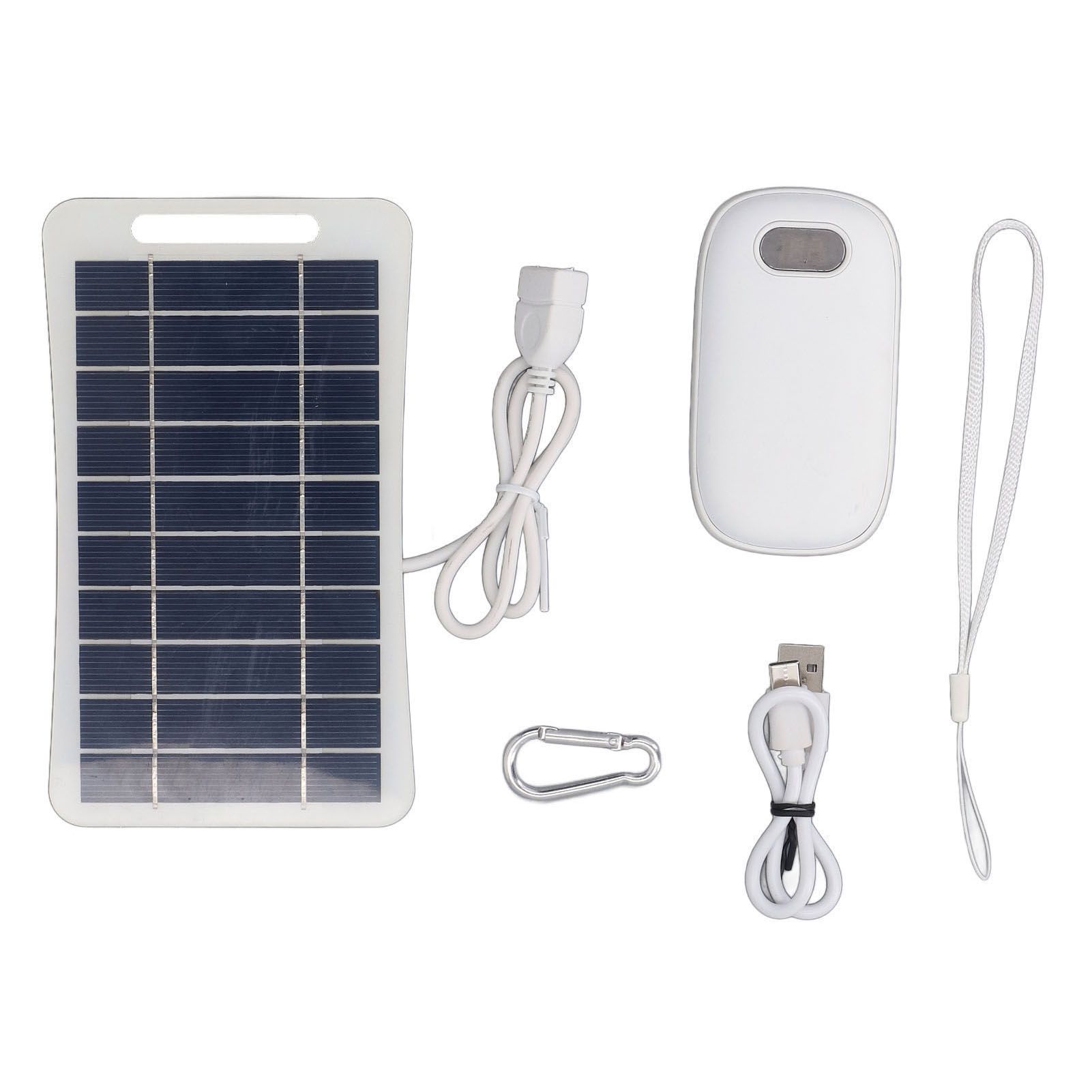 Solar Charger with Hand Warmer 2W 5V Polycrystalline Silicon USB Solar Panel view 3