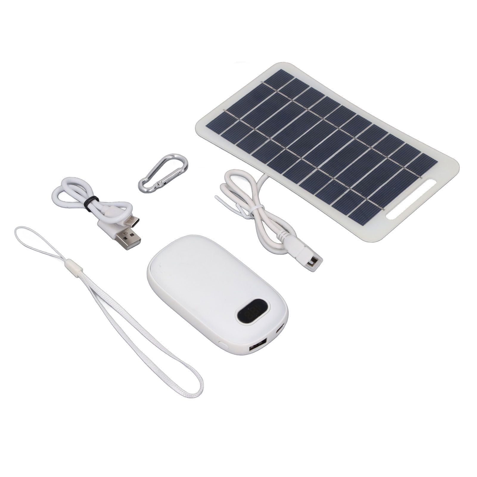 Solar Charger with Hand Warmer 2W 5V Polycrystalline Silicon USB Solar Panel view 4