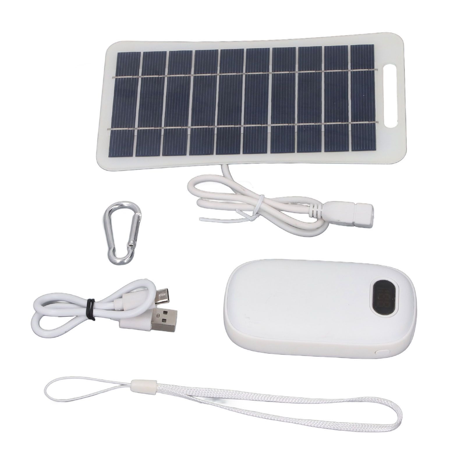 Solar Charger with Hand Warmer 2W 5V Polycrystalline Silicon USB Solar Panel view 6