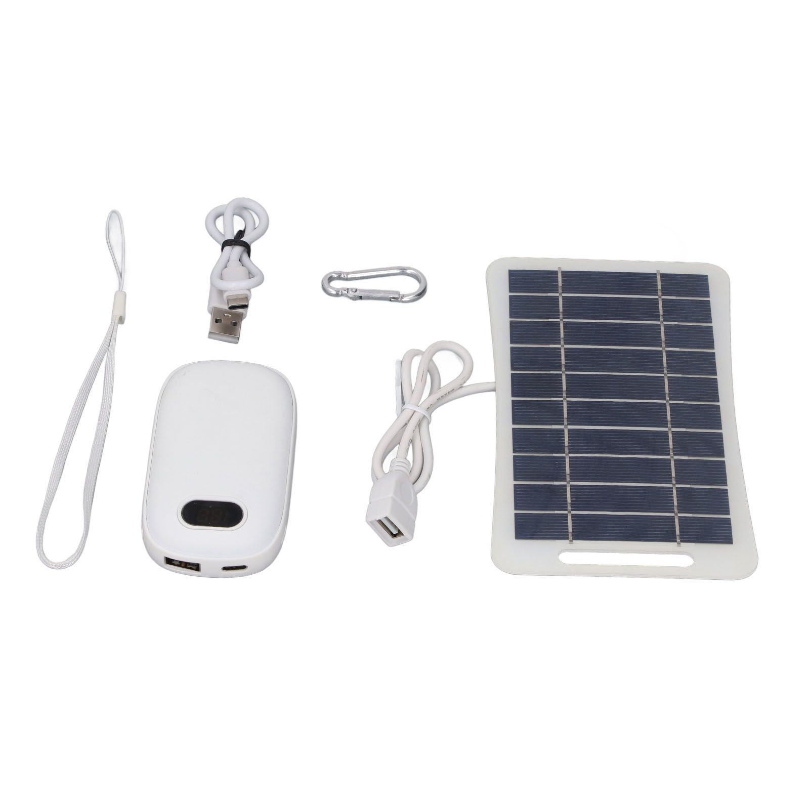 Solar Charger with Hand Warmer 2W 5V Polycrystalline Silicon USB Solar Panel view 11