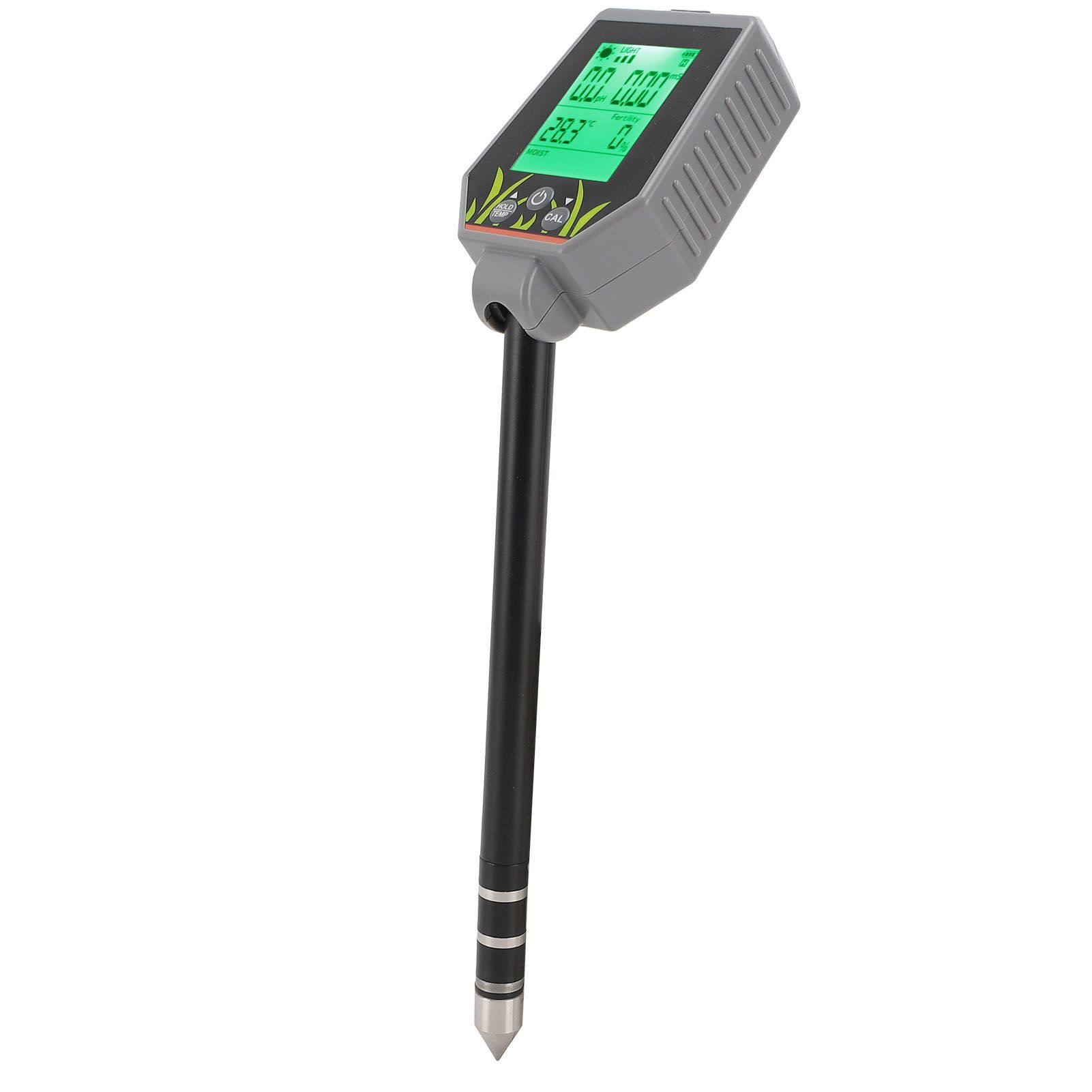 6 in 1 Soil PH Meter Kit PH EC Light Fertility Humidity Temperature Soil view 11