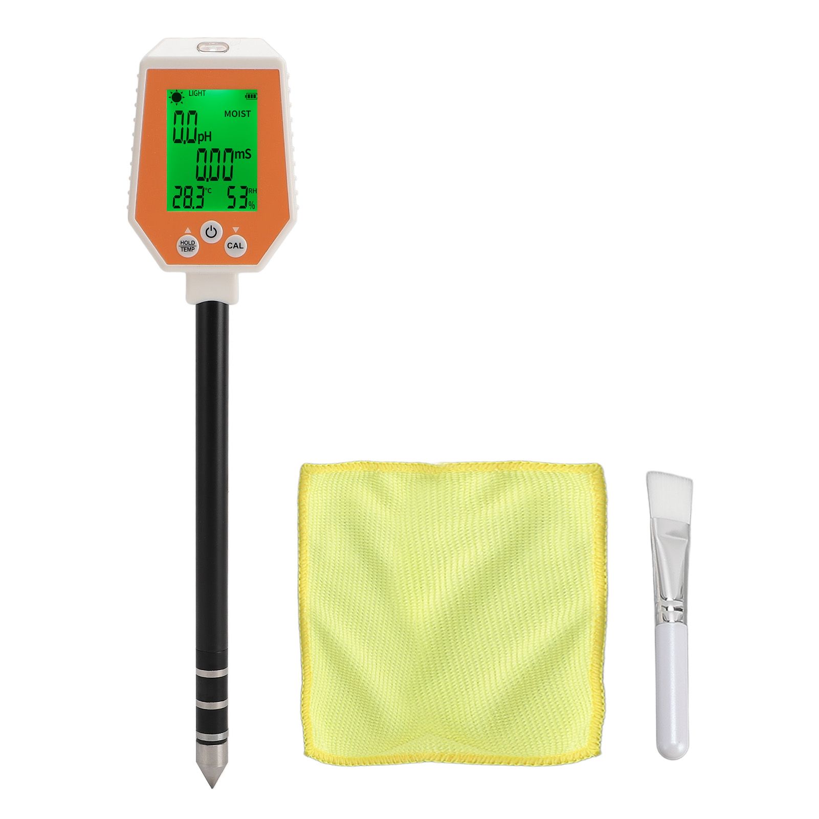 Digital Soil Tester 6 In 1 Soil PH EC Light Intensity Fertility Air Humidity view 3