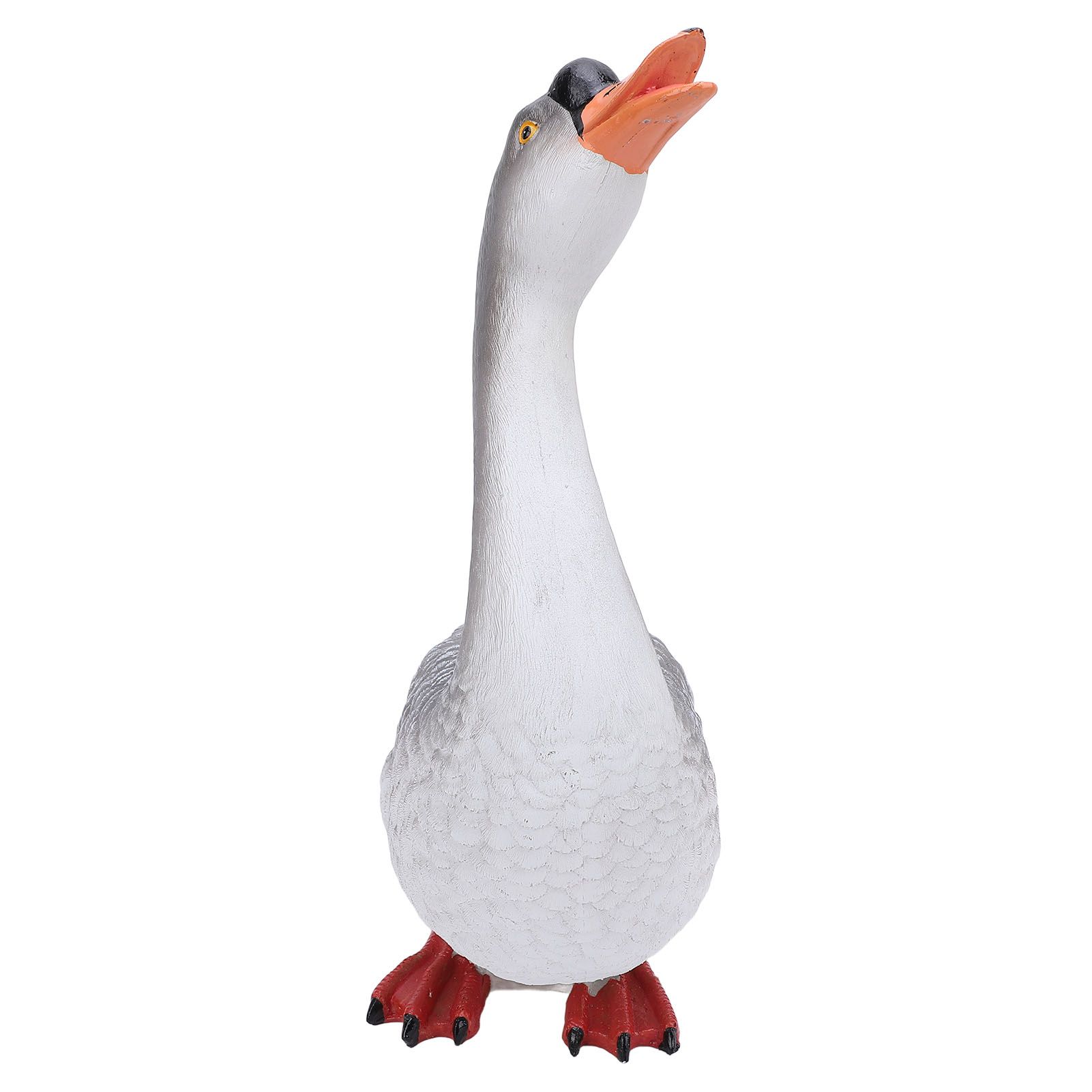 Goose Statue Figurine Resin Gray Goose Farm Animal Sculpture Desktop Ornament view 9