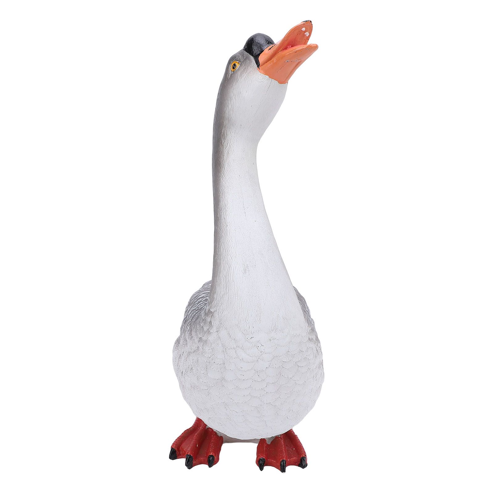 Goose Statue Figurine Resin Gray Goose Farm Animal Sculpture Desktop Ornament view 11