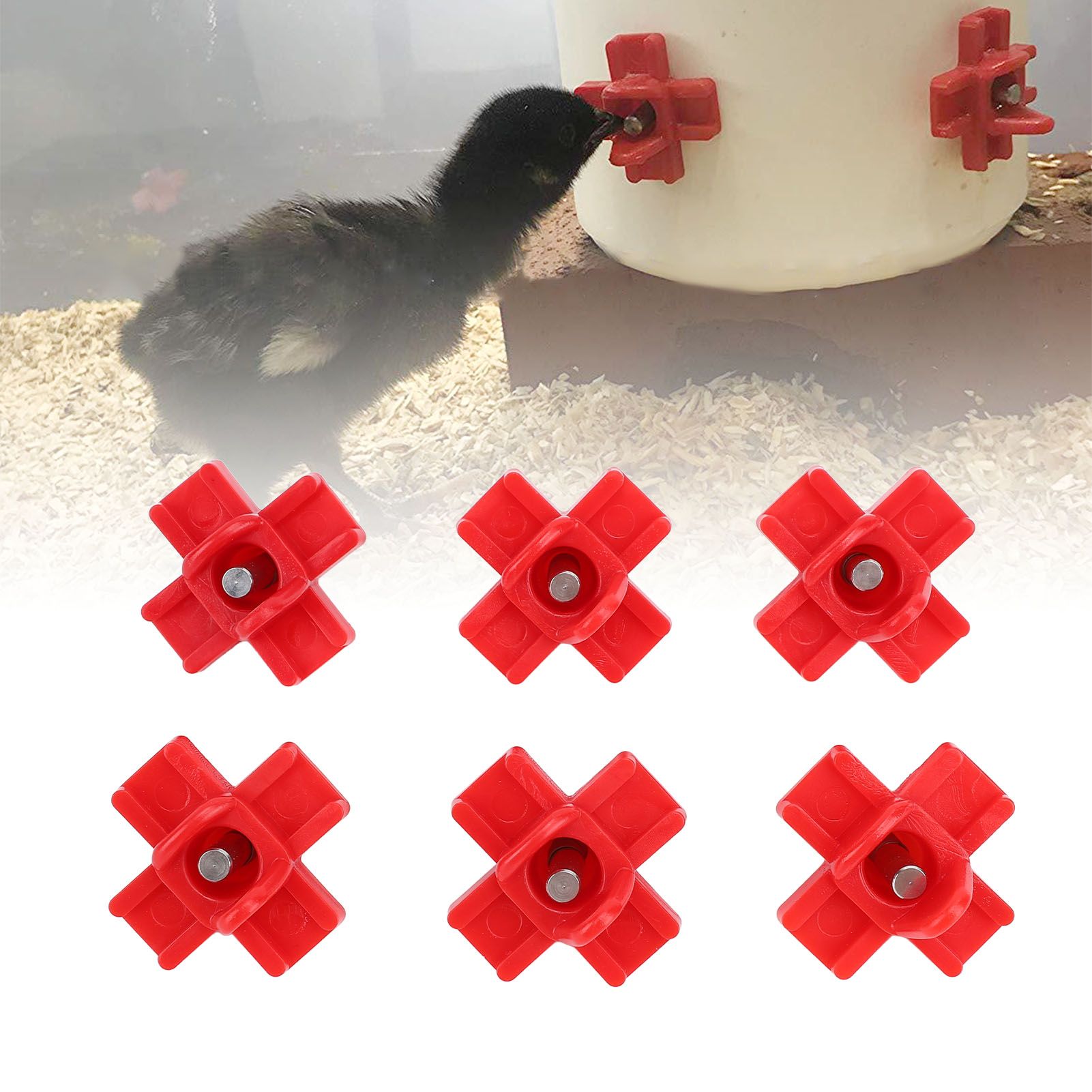 15 Sets Poultry Water Nipples Kit Automatic Leakproof Chicken Waterer Nipples view 11