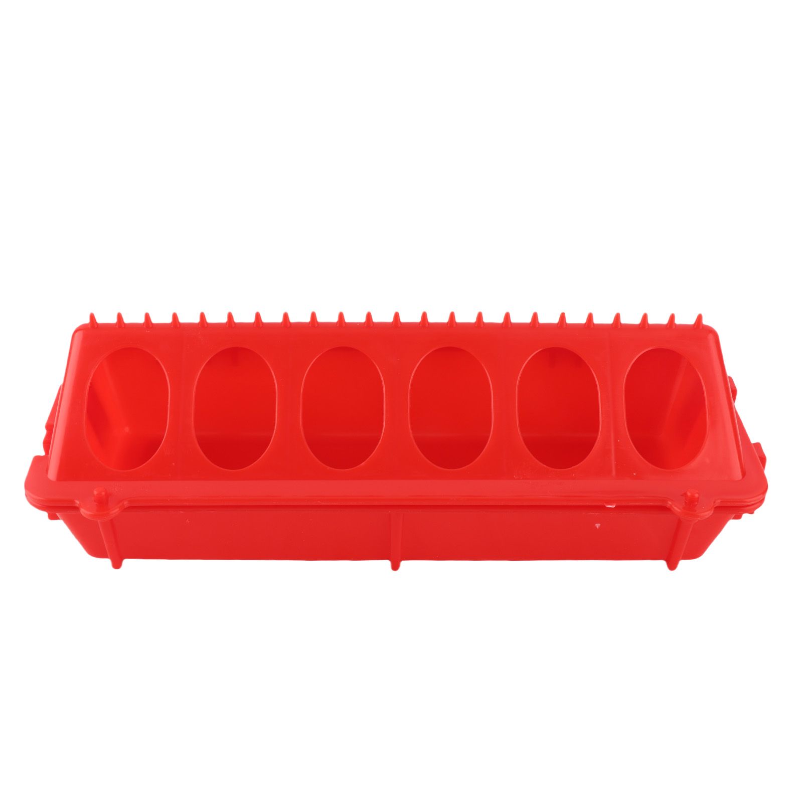 10 Set Flip Top Chick Feeder Waterer Plastic Quail Small Poultry Feeding Tray