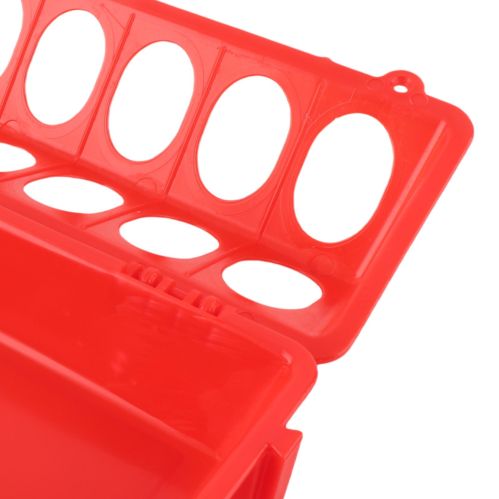 10 Set Flip Top Chick Feeder Waterer Plastic Quail Small Poultry Feeding Tray view 2