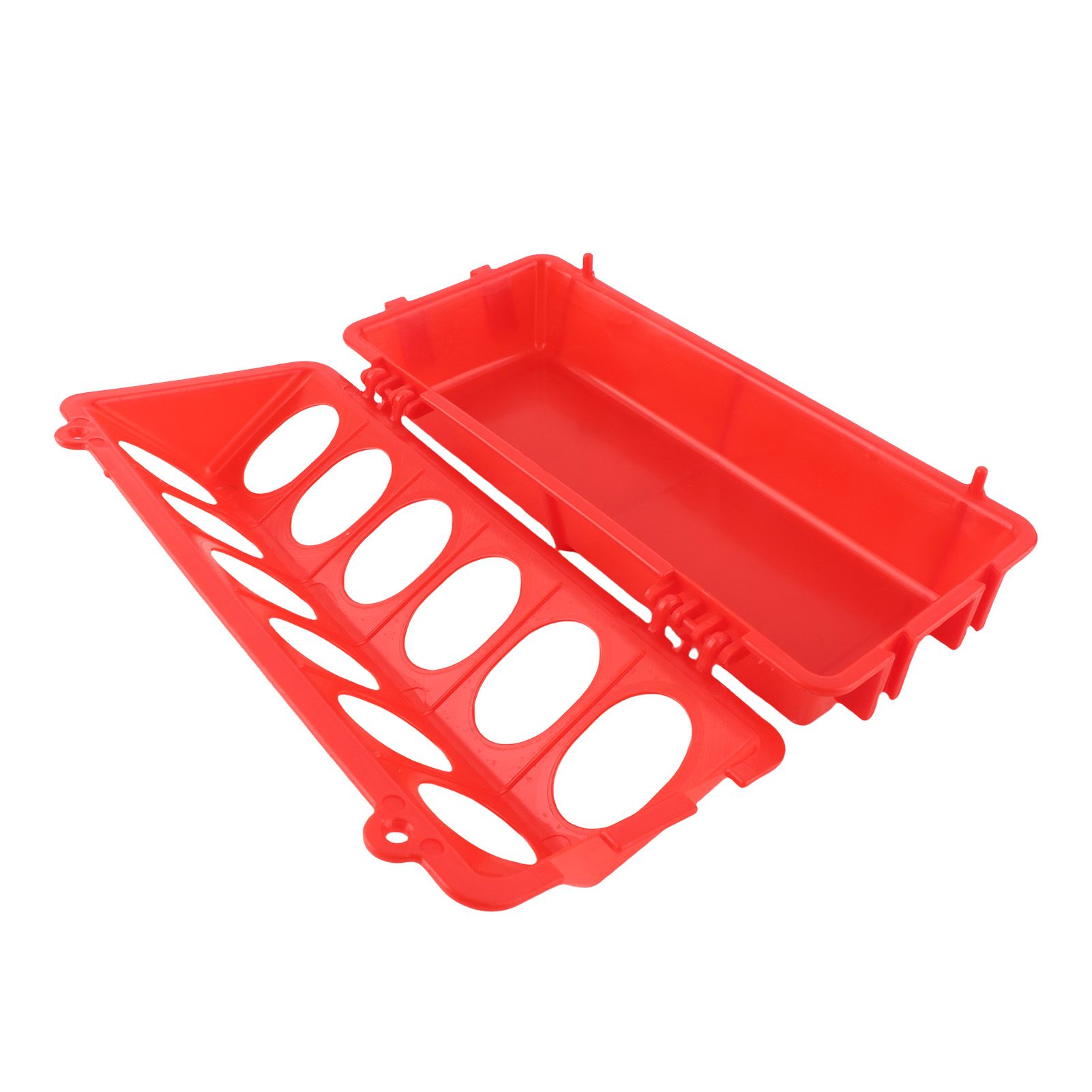 10 Set Flip Top Chick Feeder Waterer Plastic Quail Small Poultry Feeding Tray view 4