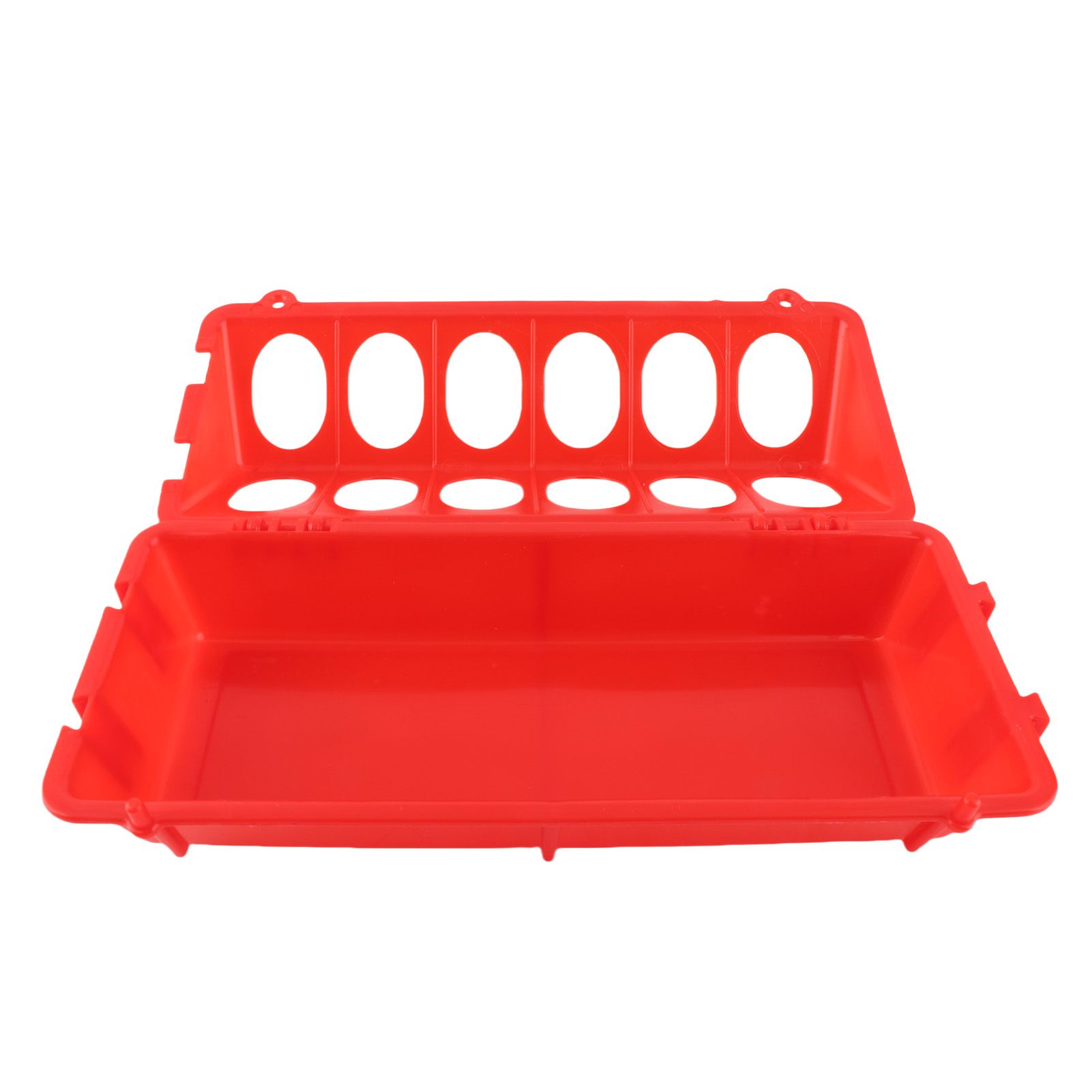 10 Set Flip Top Chick Feeder Waterer Plastic Quail Small Poultry Feeding Tray view 10