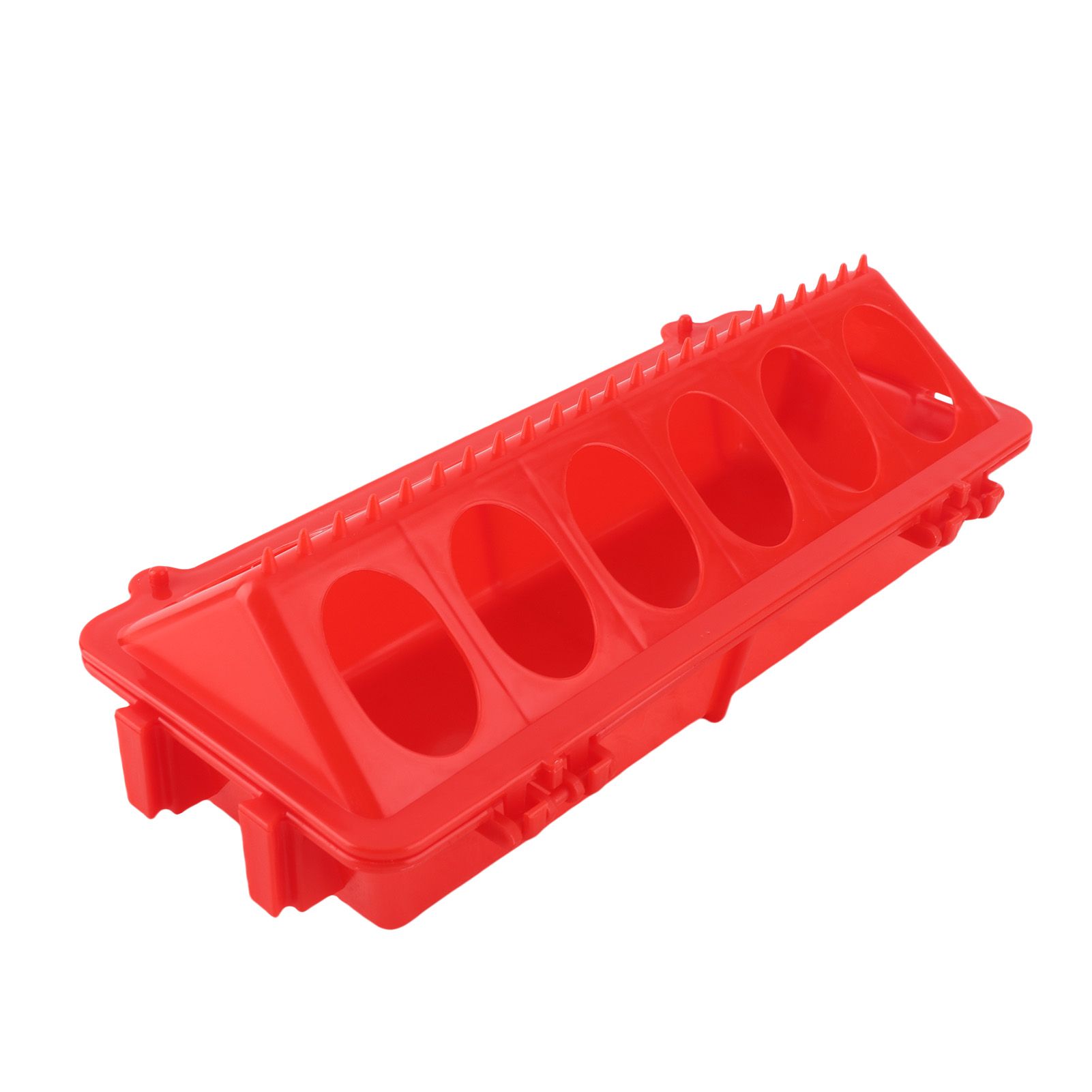 10 Set Flip Top Chick Feeder Waterer Plastic Quail Small Poultry Feeding Tray view 11