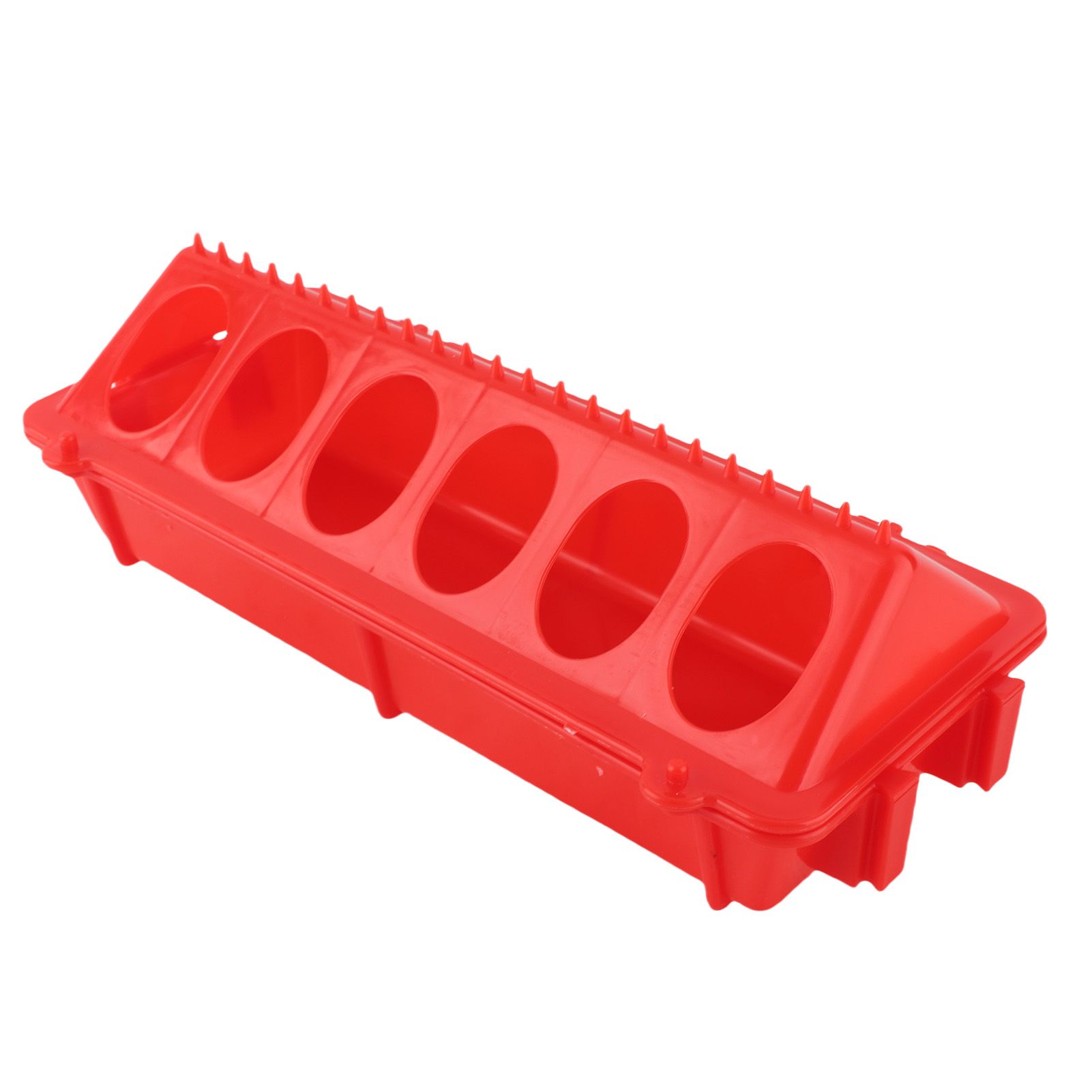 10 Set Flip Top Chick Feeder Waterer Plastic Quail Small Poultry Feeding Tray view 12