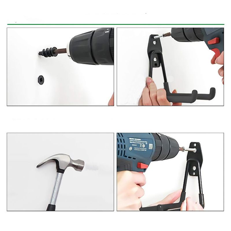 14 Piece Set Garage Hooks Heavy Duty Strong Load Bearing Multipurpose Garage view 3