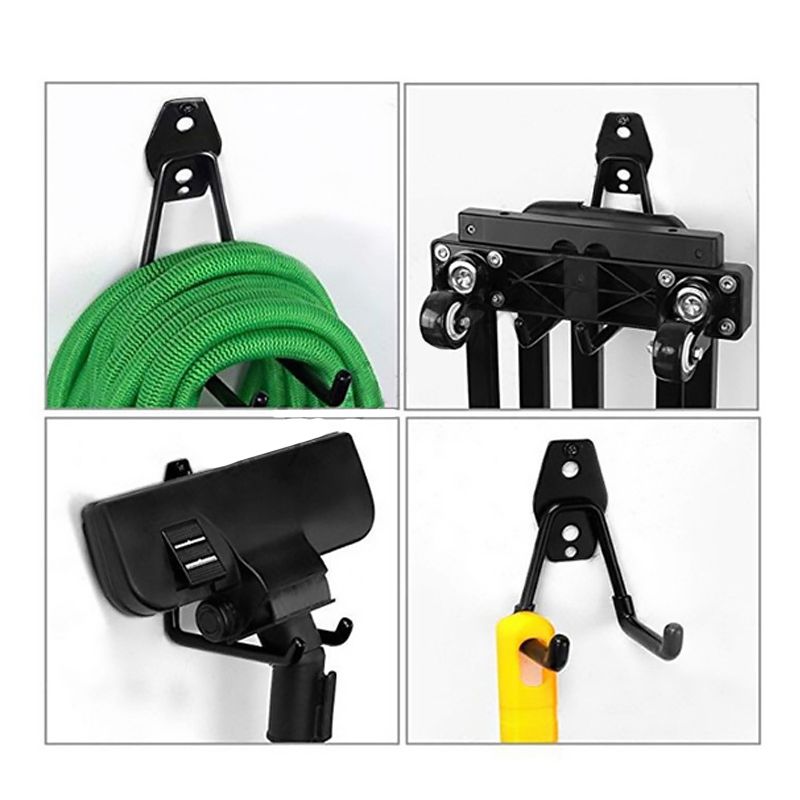 14 Piece Set Garage Hooks Heavy Duty Strong Load Bearing Multipurpose Garage view 5