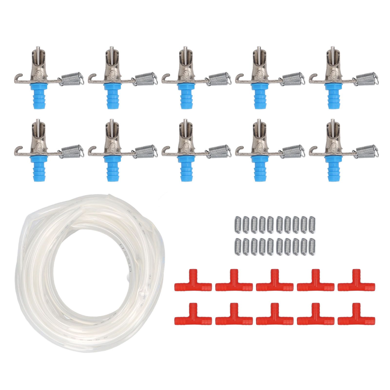 10PCS Automatic Rabbit Water Nipples Galvanized Rabbit Water Drinker Feeder view 2