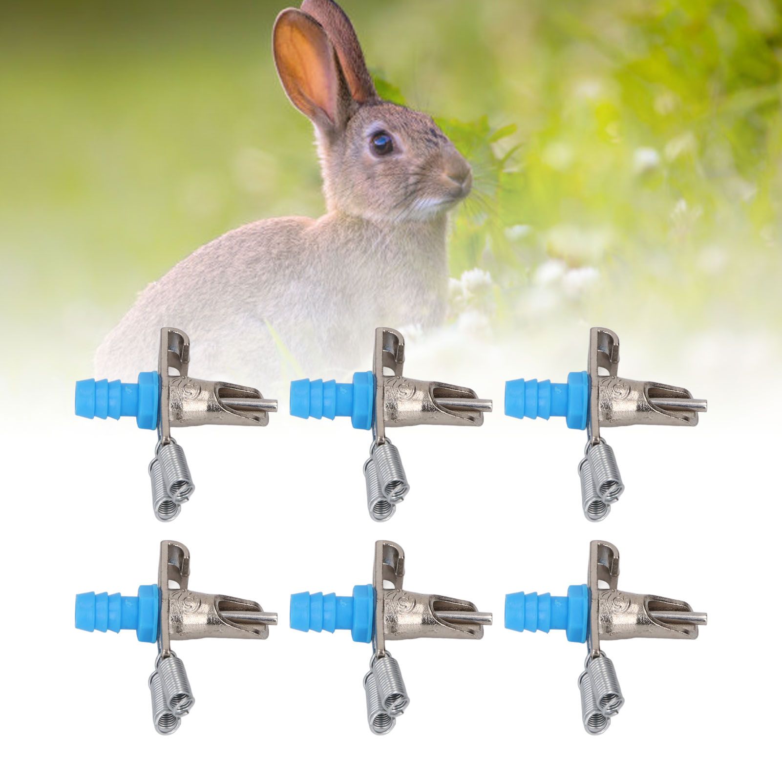 10PCS Automatic Rabbit Water Nipples Galvanized Rabbit Water Drinker Feeder view 11