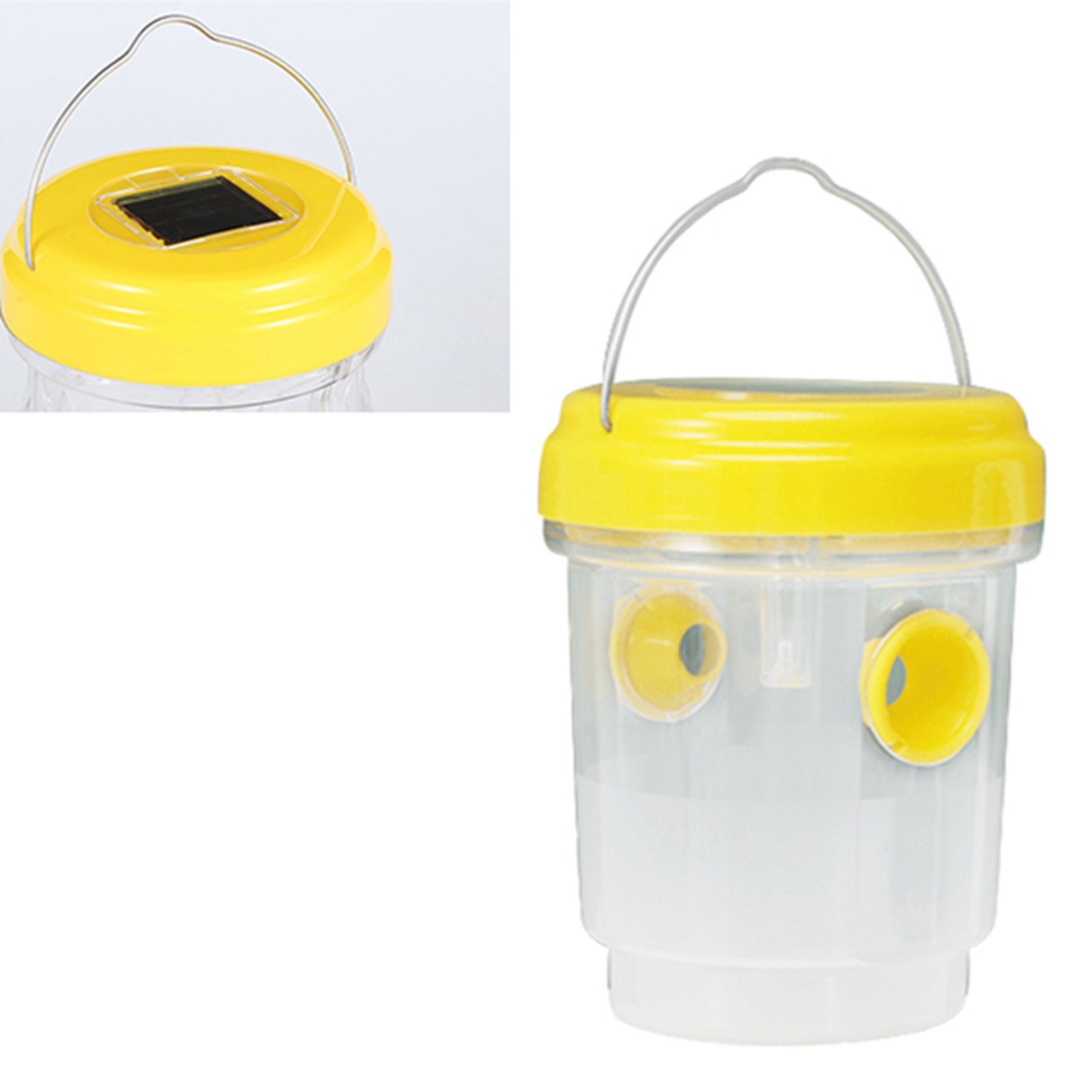 4pcs Solar Powered Bee Trap Outdoor Fly Traps Wasp Killer Reusable Hornet view 4