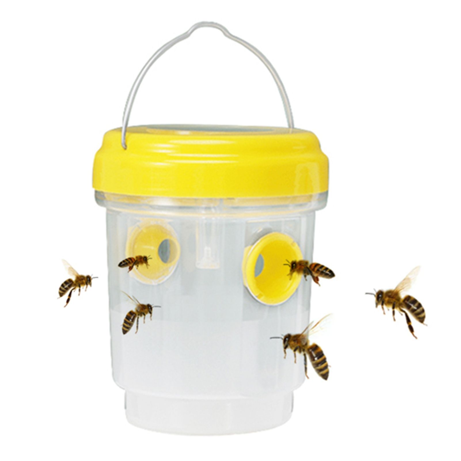 4pcs Solar Powered Bee Trap Outdoor Fly Traps Wasp Killer Reusable Hornet view 9