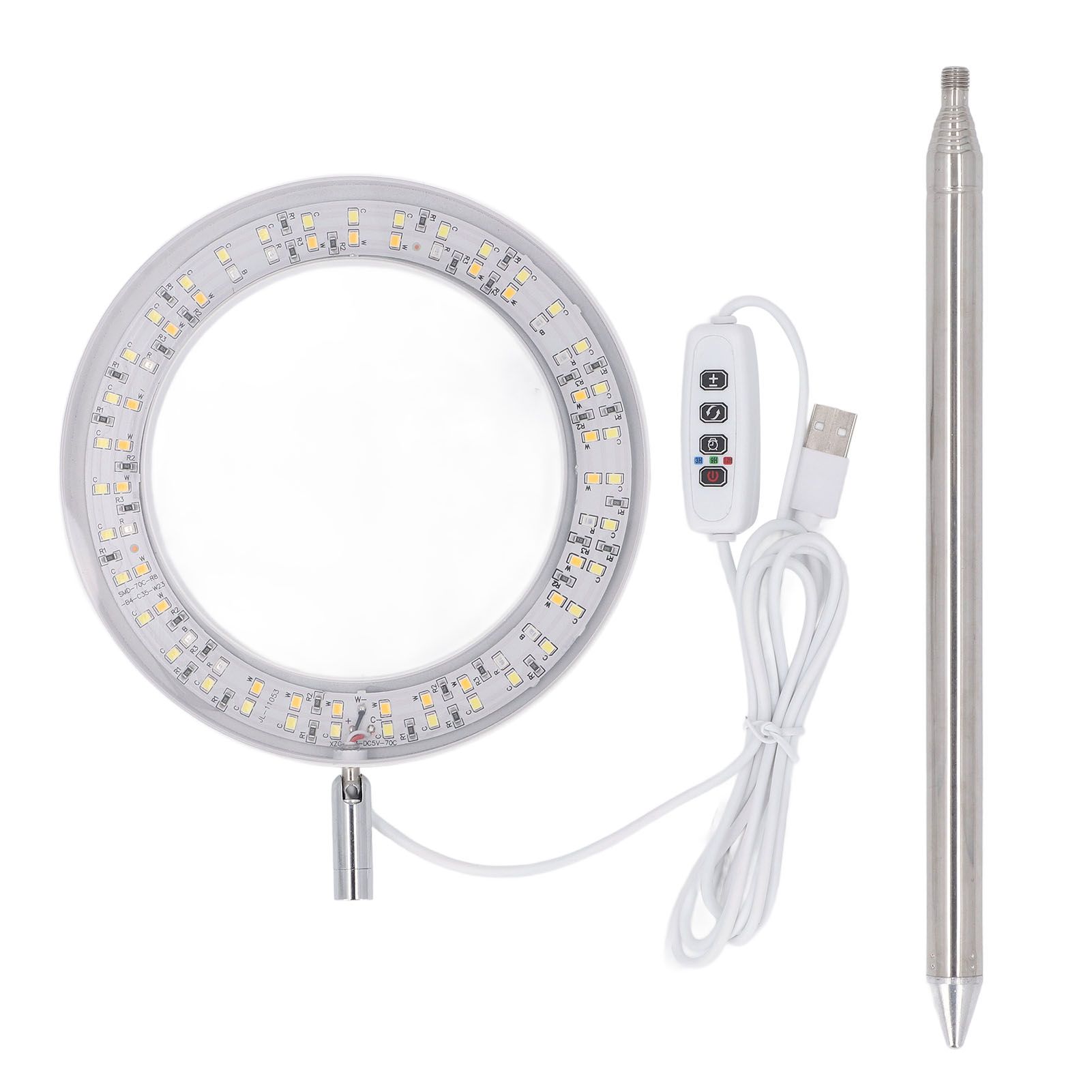 6inch Grow Light Full Spectrum Plant Light 26.5-165cm Adjustable Height Timing view 3