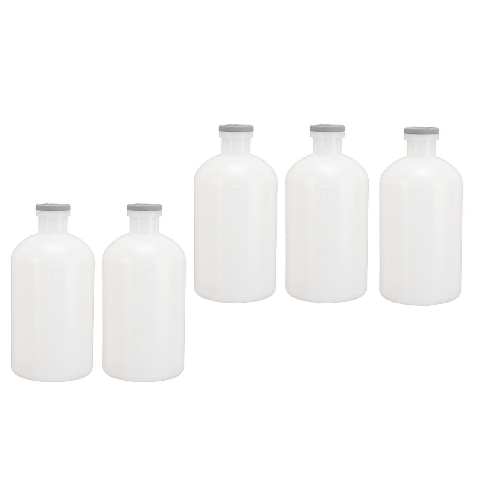 5pcs Veterinary Syringes Bottles 100ml PP Reusable Livestock Animal Injection view 4