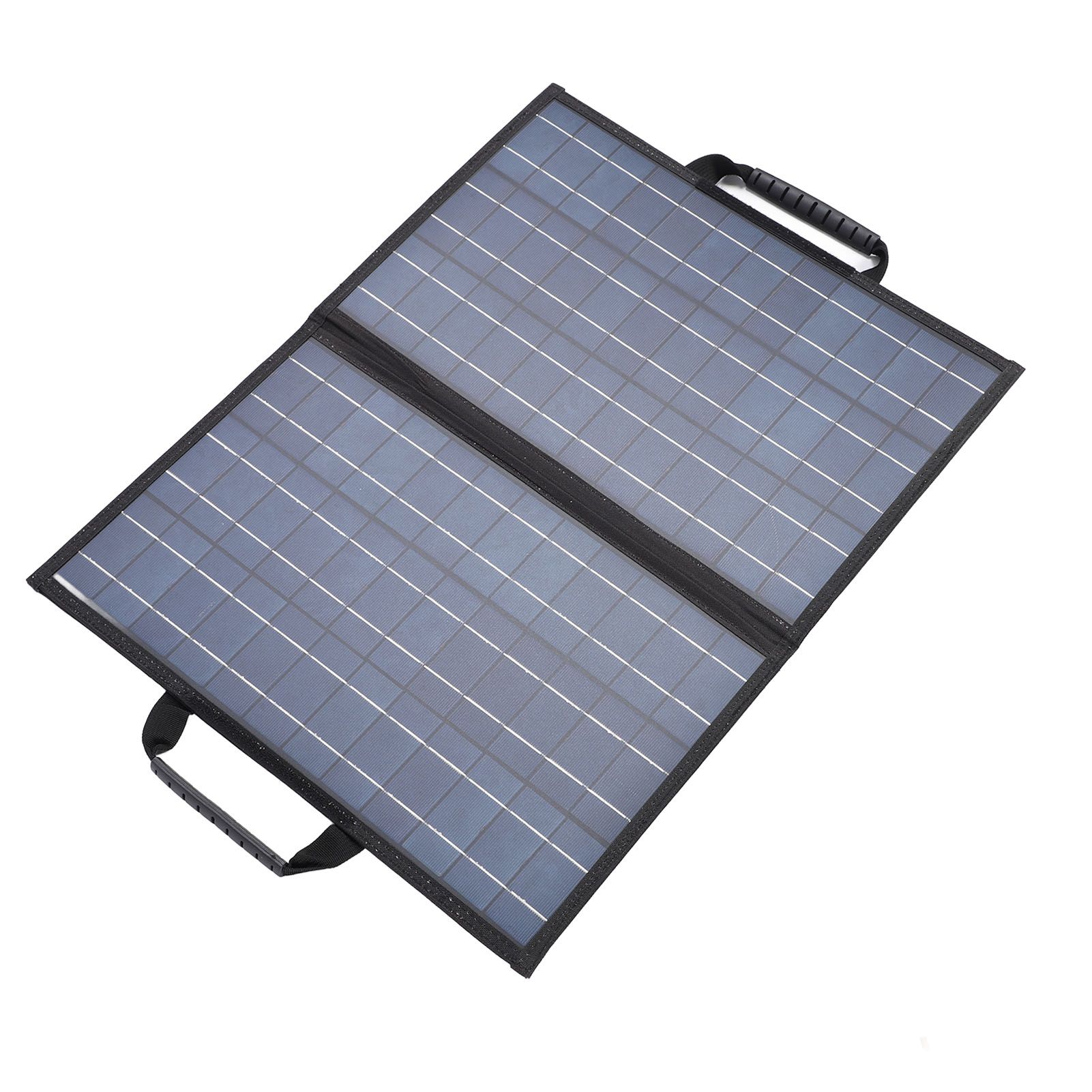 Solar Panel Kit with Angle Adjust Meter Polycrystalline Silicon 80W Foldable 2 view 9