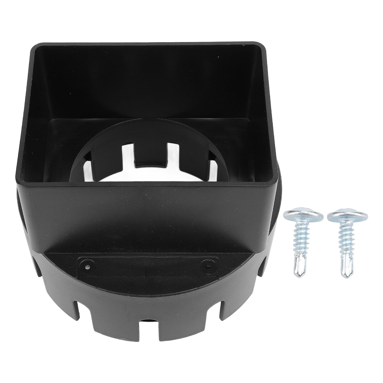 Rain Gutter Downspout Adapter 3x4 Inch PVC Square Rain Gutter to Drain Pipe view 2