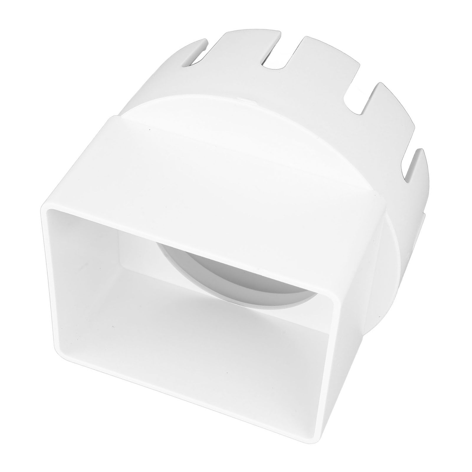 Rain Gutter Downspout Adapter 3x4 Inch PVC Square Rain Gutter to Drain Pipe view 9