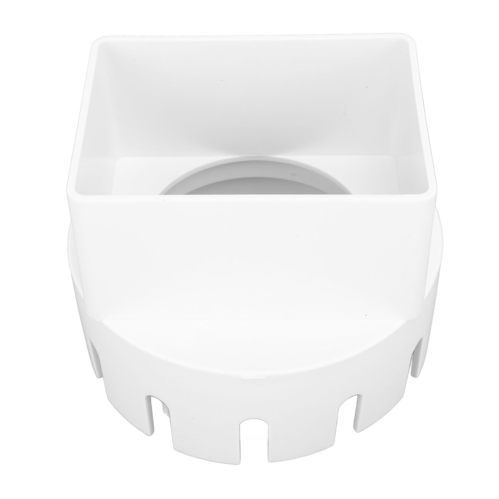 Rain Gutter Downspout Adapter 3x4 Inch PVC Square Rain Gutter to Drain Pipe view 10