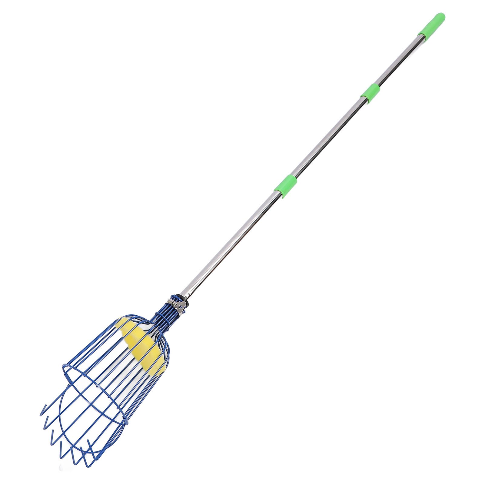Stainless Steel Fruit Picker Tool with Basket Pole Easy to Assemble Fruits view 8