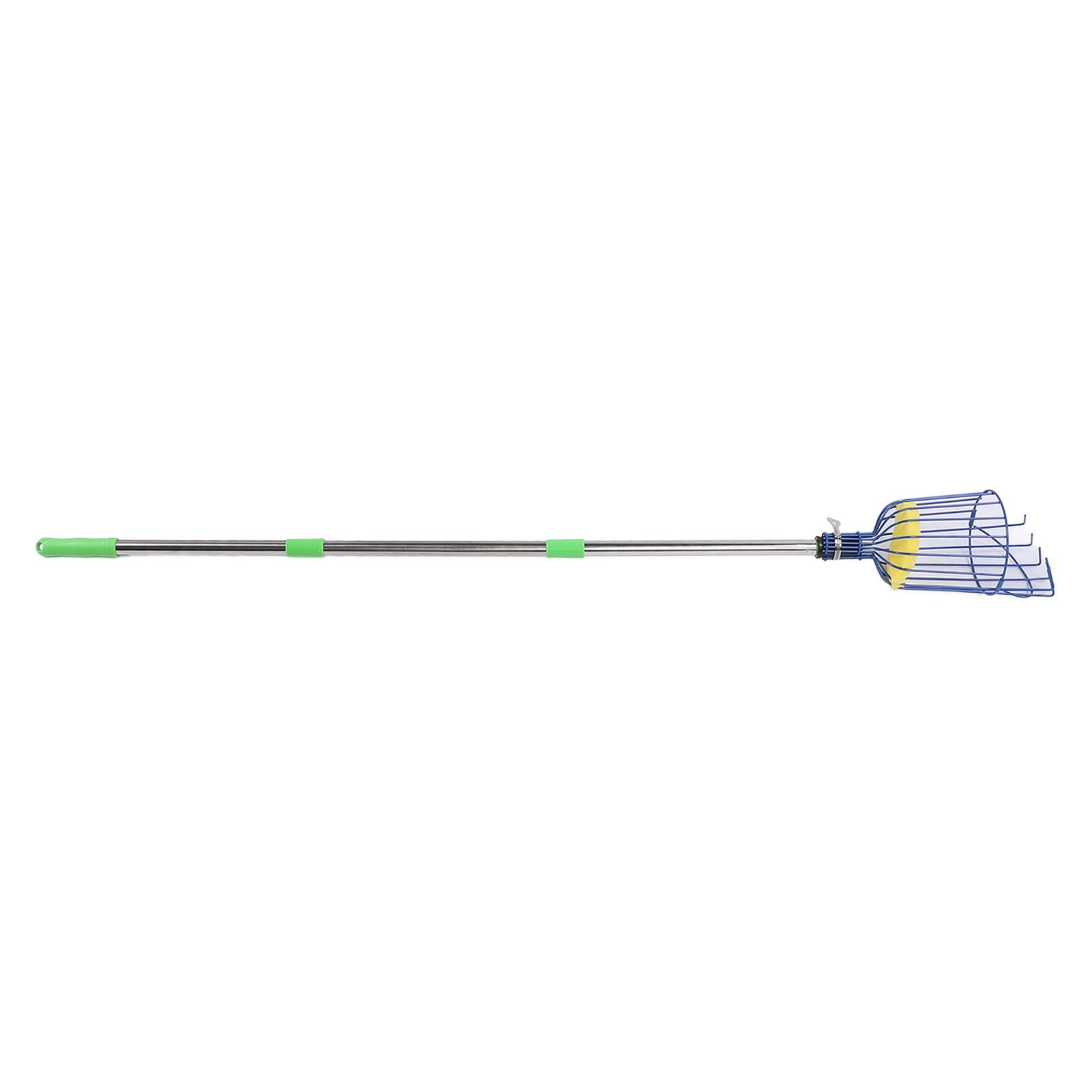 Stainless Steel Fruit Picker Tool with Basket Pole Easy to Assemble Fruits view 10