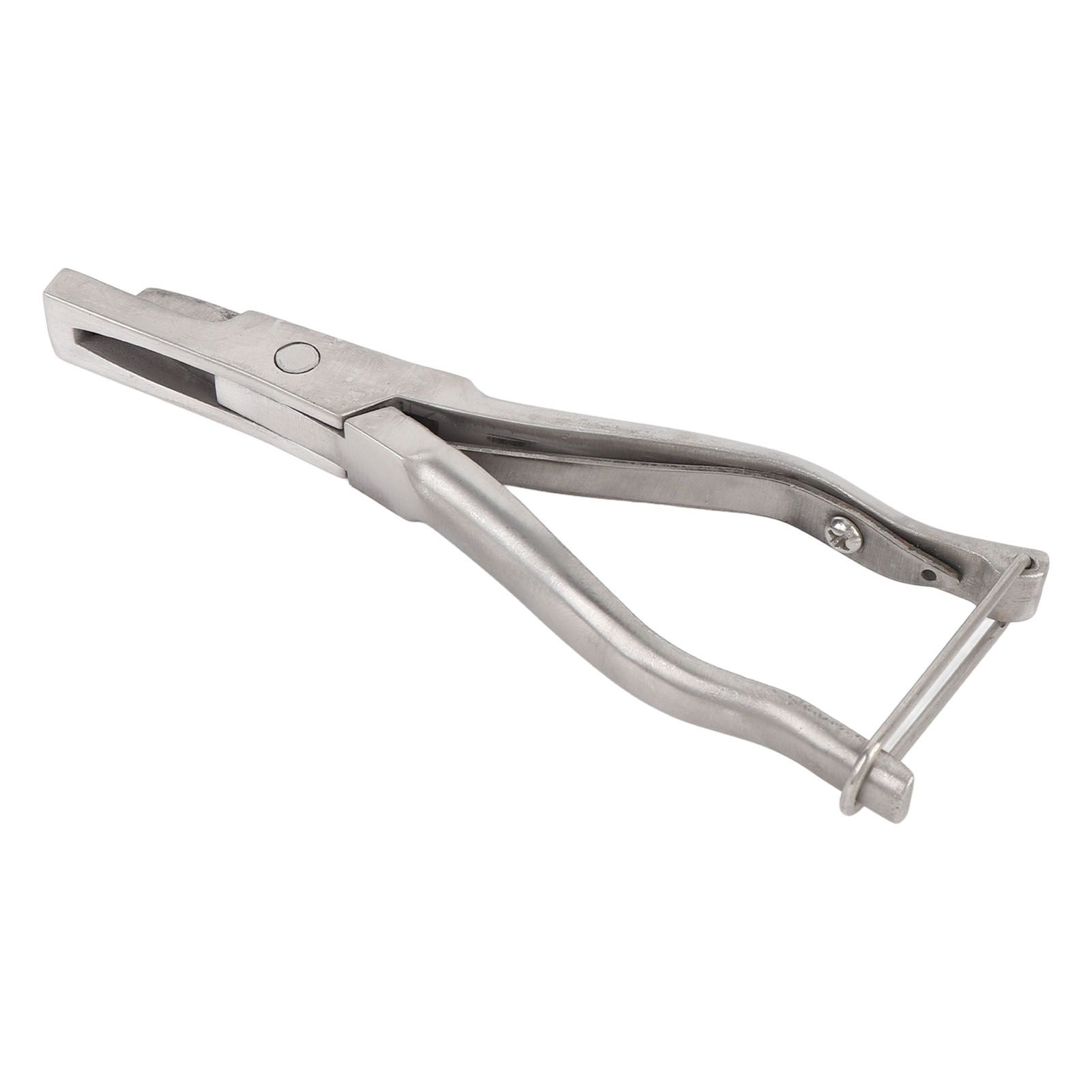 Animal Ear Tag Pliers Stainless Steel U Shape Notcher Livestock Farm Equipment view 11