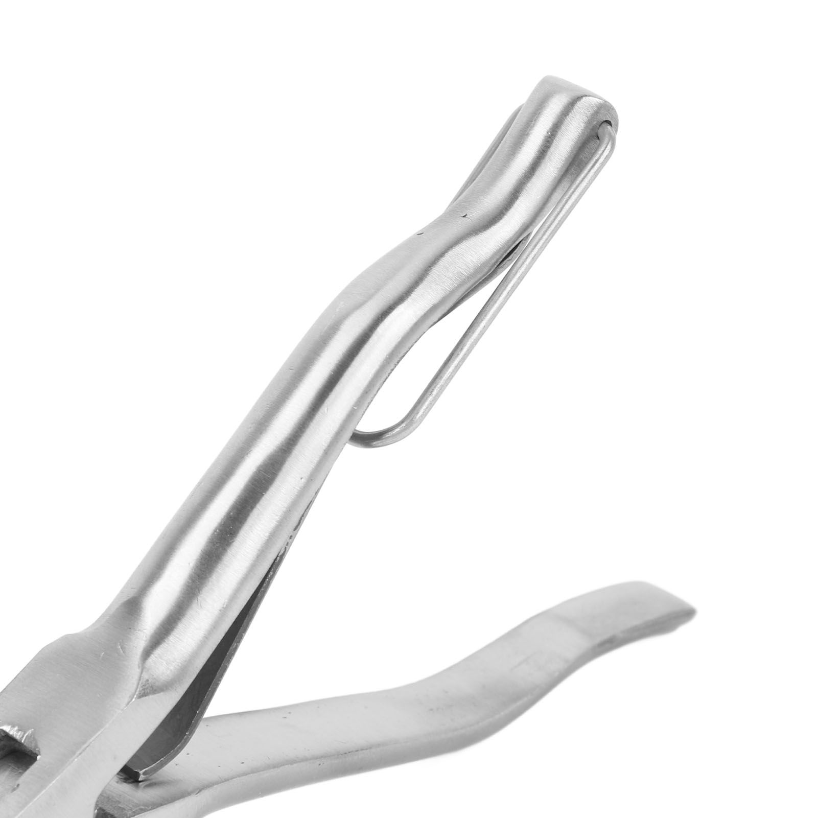 Ear Notcher U Shape Stainless Steel Livestock Ear Tag Pliers Animal Identify view 7
