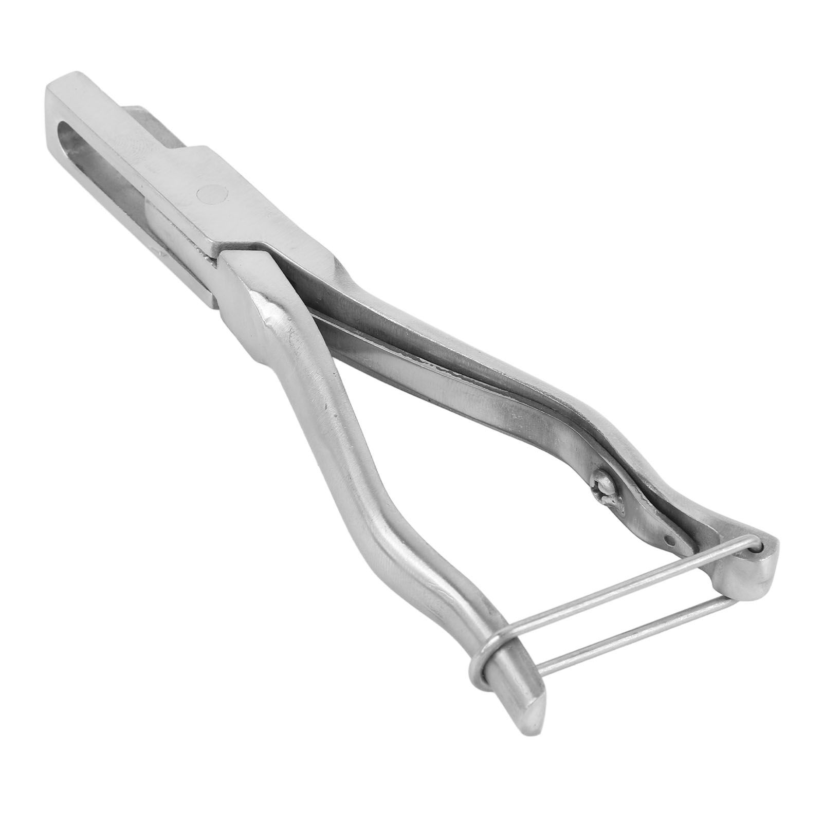 Ear Notcher U Shape Stainless Steel Livestock Ear Tag Pliers Animal Identify view 9