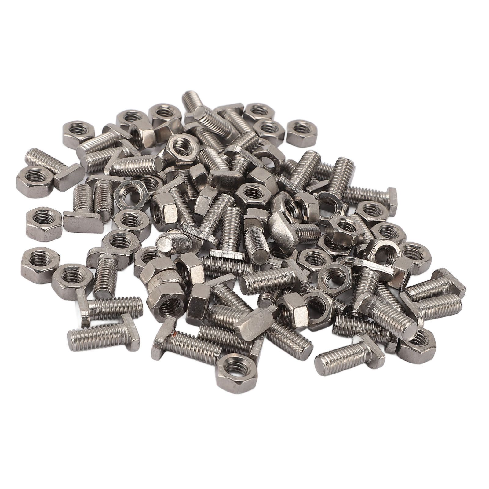 50pcs Greenhouse Bolts Nuts Set Stainless Steel M6X14 Bolts and M6 Hex Nuts view 6