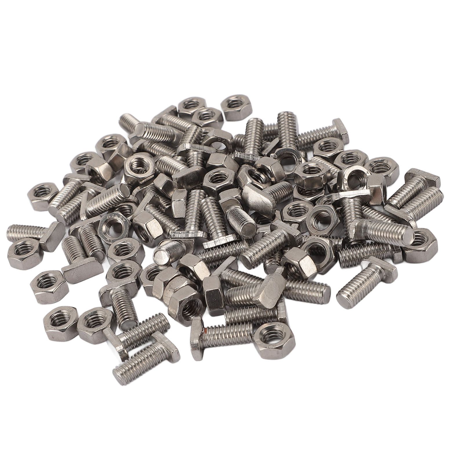 50pcs Greenhouse Bolts Nuts Set Stainless Steel M6X14 Bolts and M6 Hex Nuts view 9