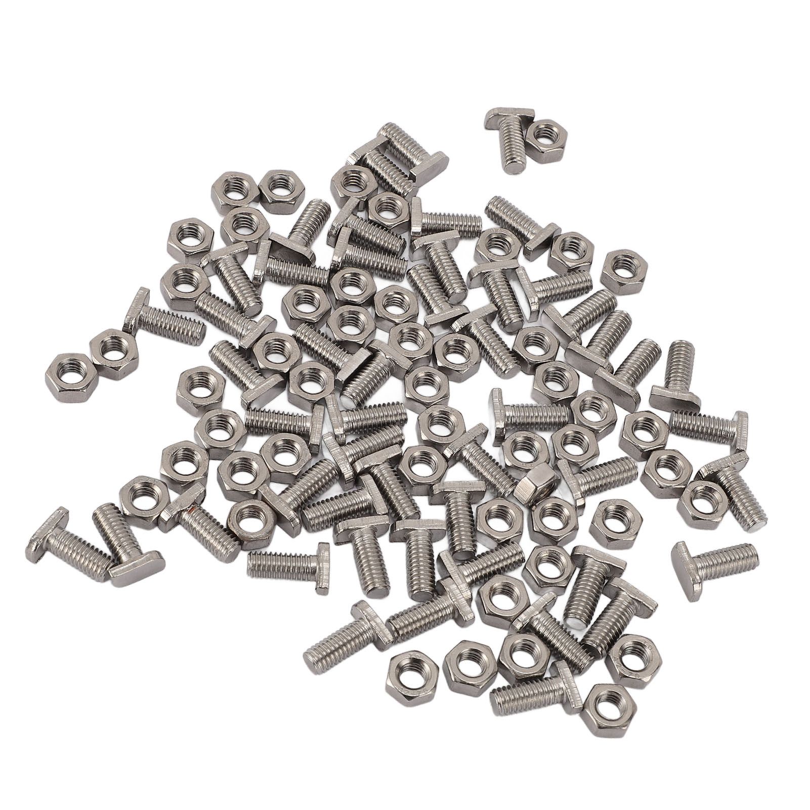 50pcs Greenhouse Bolts Nuts Set Stainless Steel M6X14 Bolts and M6 Hex Nuts view 11