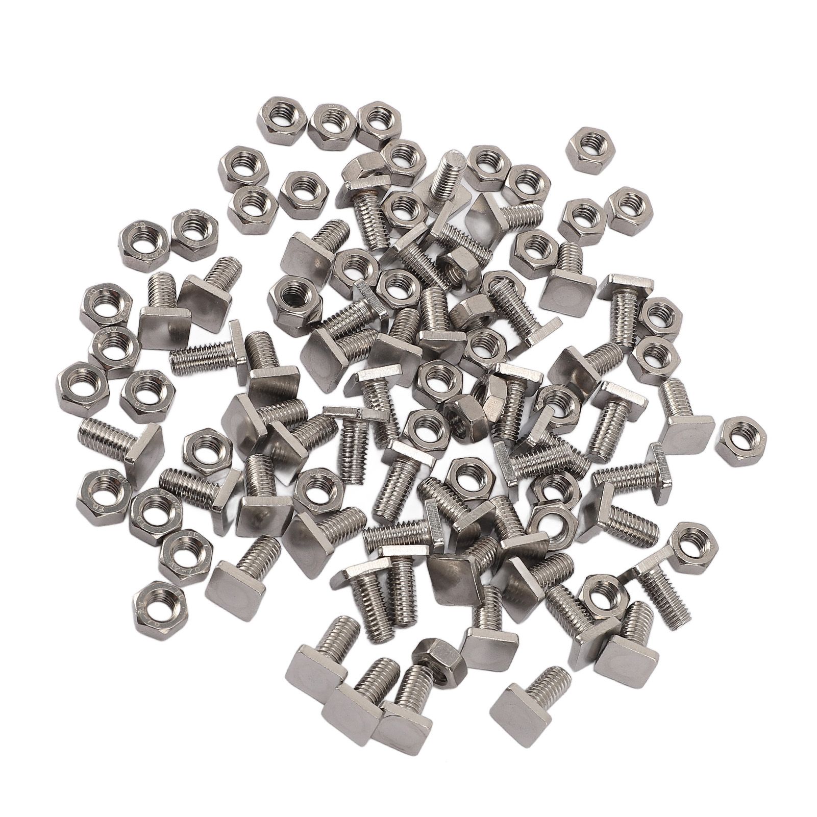 50 Sets Stainless Steel Greenhouse Screws Quick Assembly M6 X 13 Screws M6 view 3